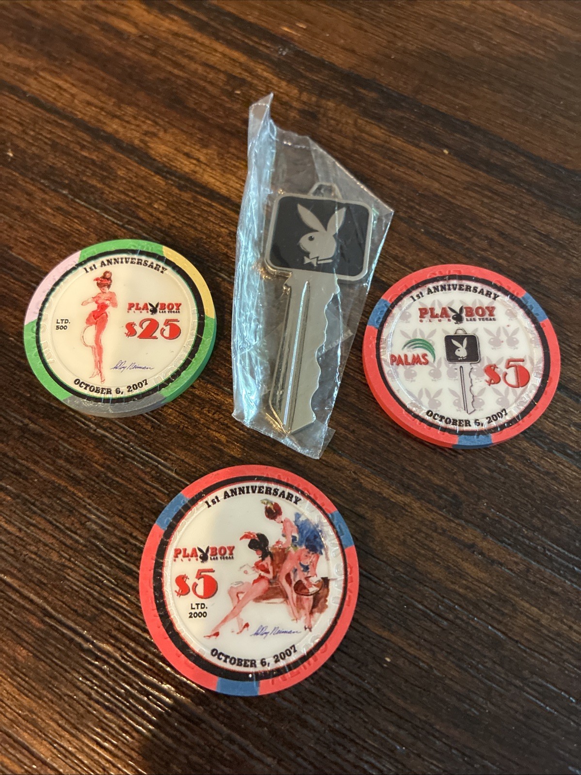 Las Vegas Palms Playboy 1st Anniversary Oct 6, 2007 Casino Chips