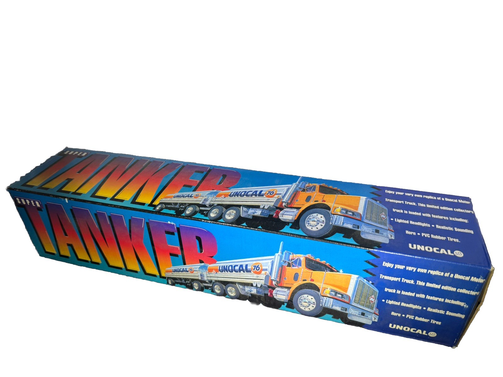 Unocal 76 Vtg 1995 Super Tanker Semi Truck Lights Sounds In BOX