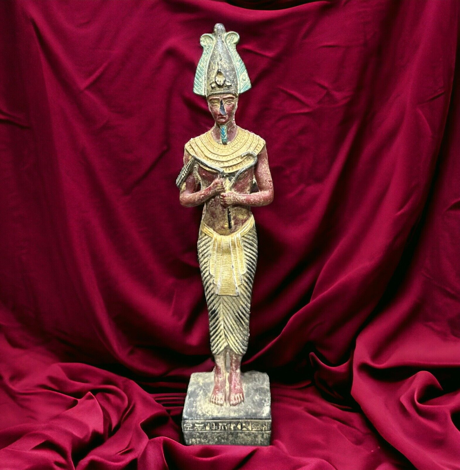 Ancient Egyptian Antiquities Legendary God Osiris Unique Statue Pharaonic BC