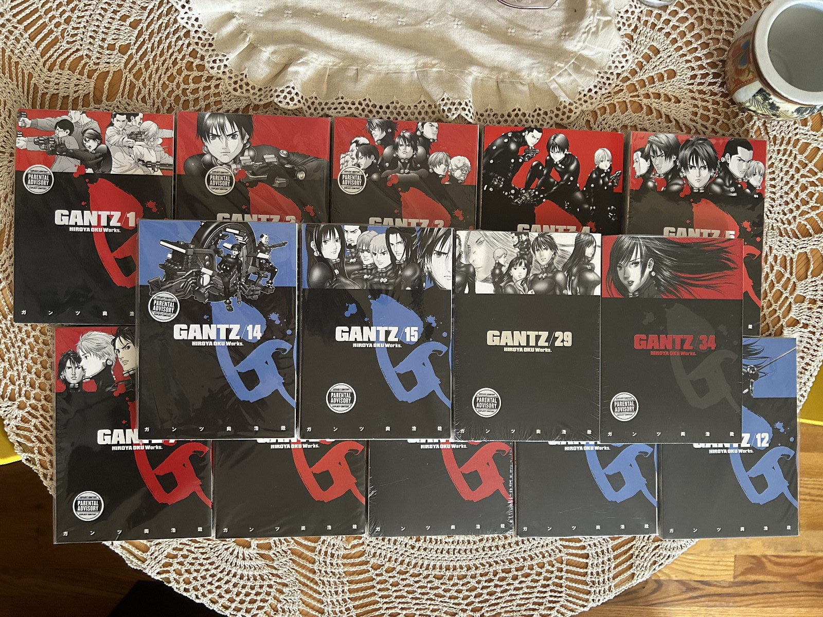 Dark Horse Gantz English Manga Lot Vol 1-5, 7-9, 11, 12, 14, 15, 29, 34