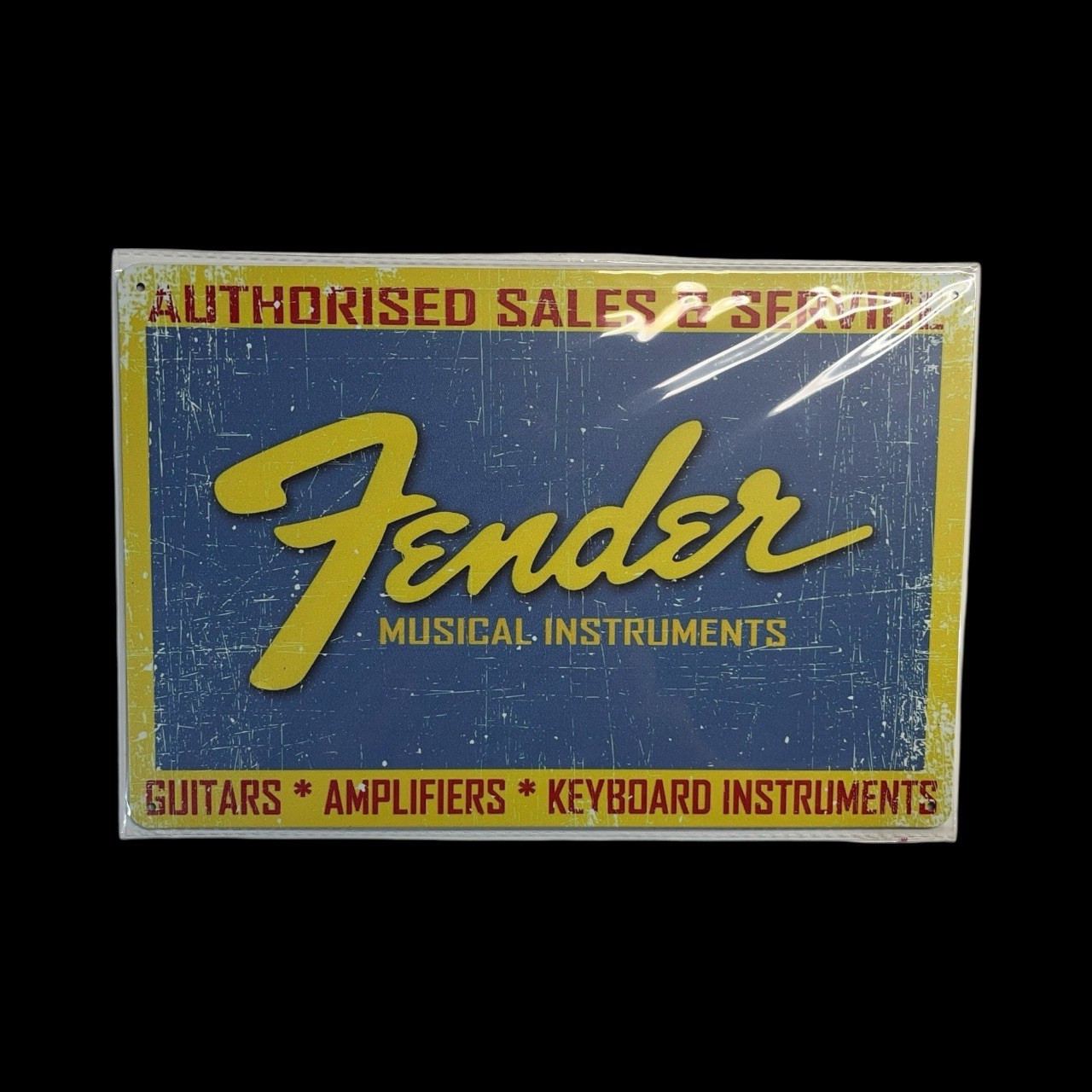 New Fender Musical Instruments Reissue Vintage Sign