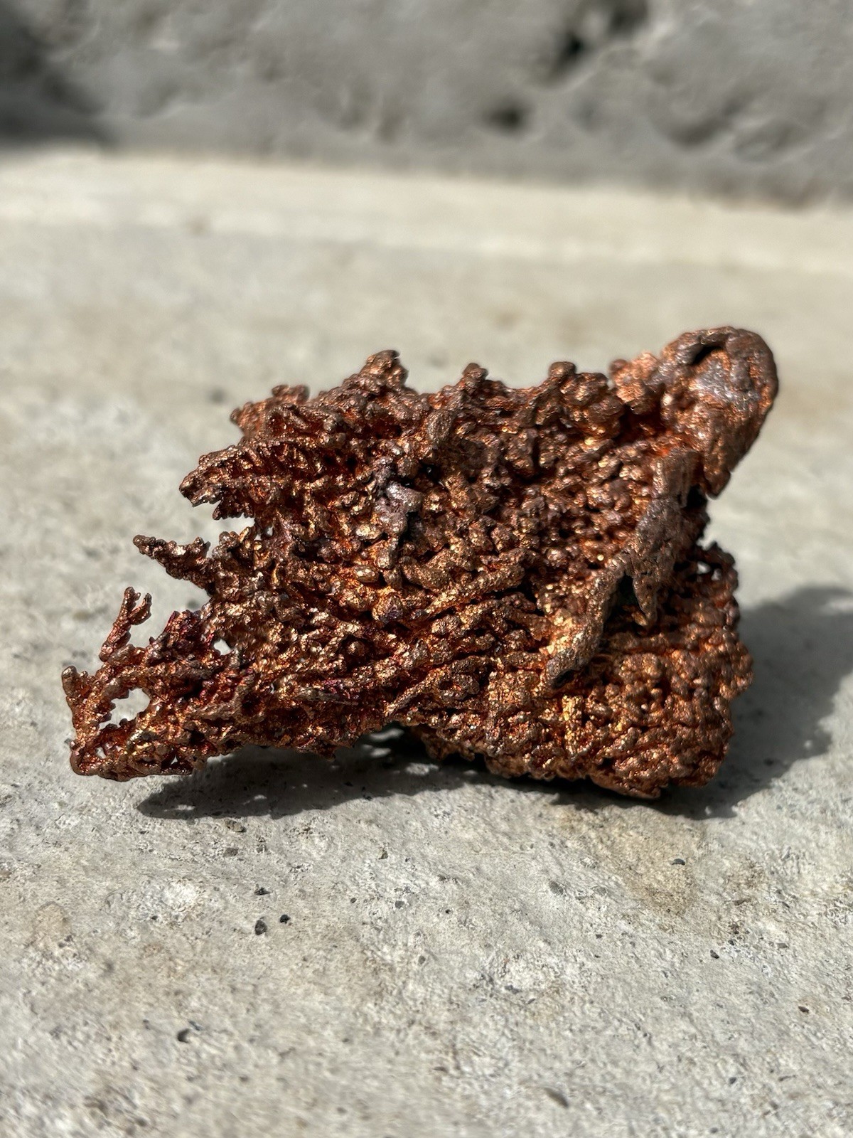 Natural Native Copper Ore Specimen- Beautiful 2.2” Michigan Copper Crystal