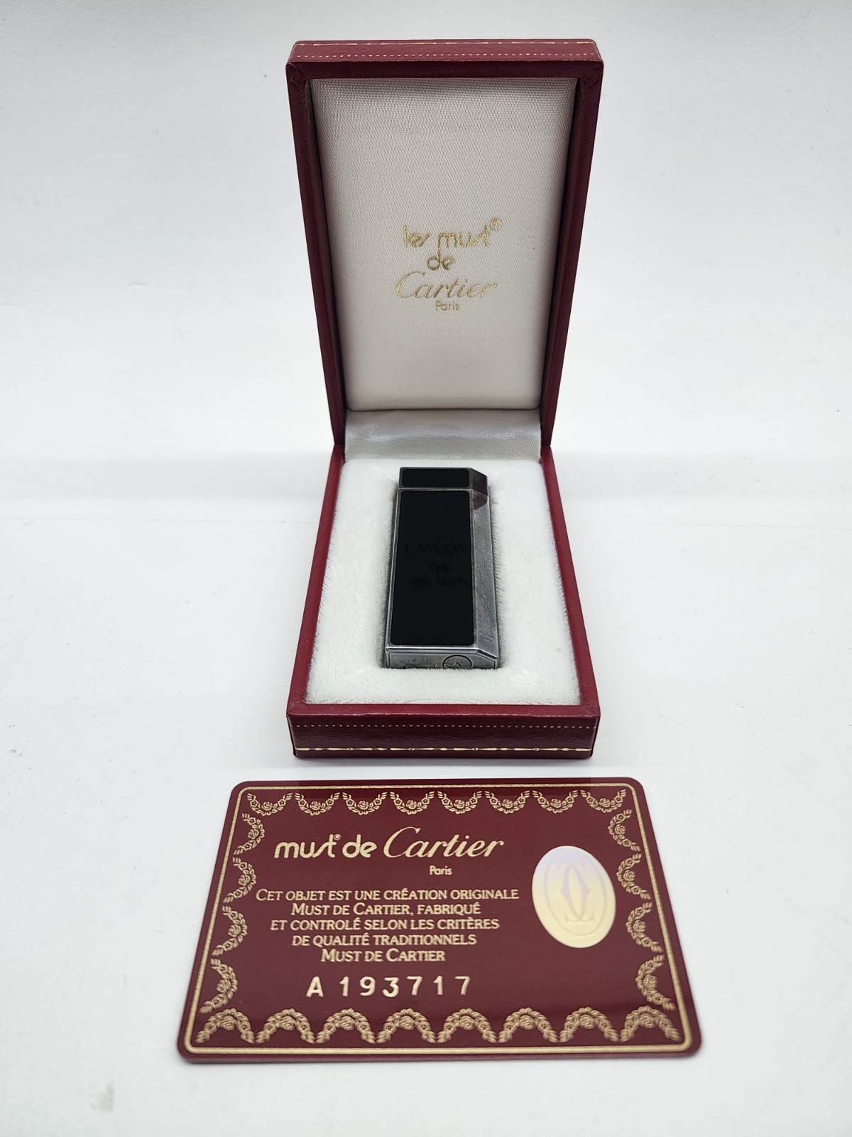 Vintage Cartier \'\'Les Must de Cartier\'\' Gas Lighter Working
