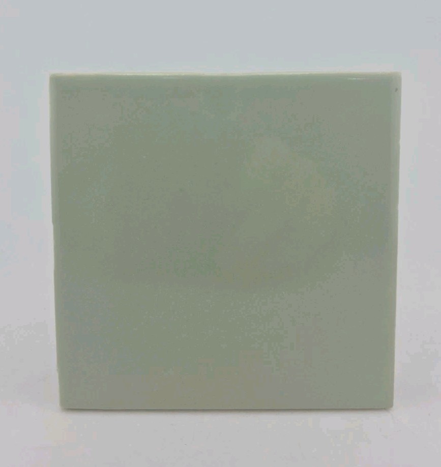  Vtg Florida Tile Ceramic Tile: Light Spring Mint Green 4.25