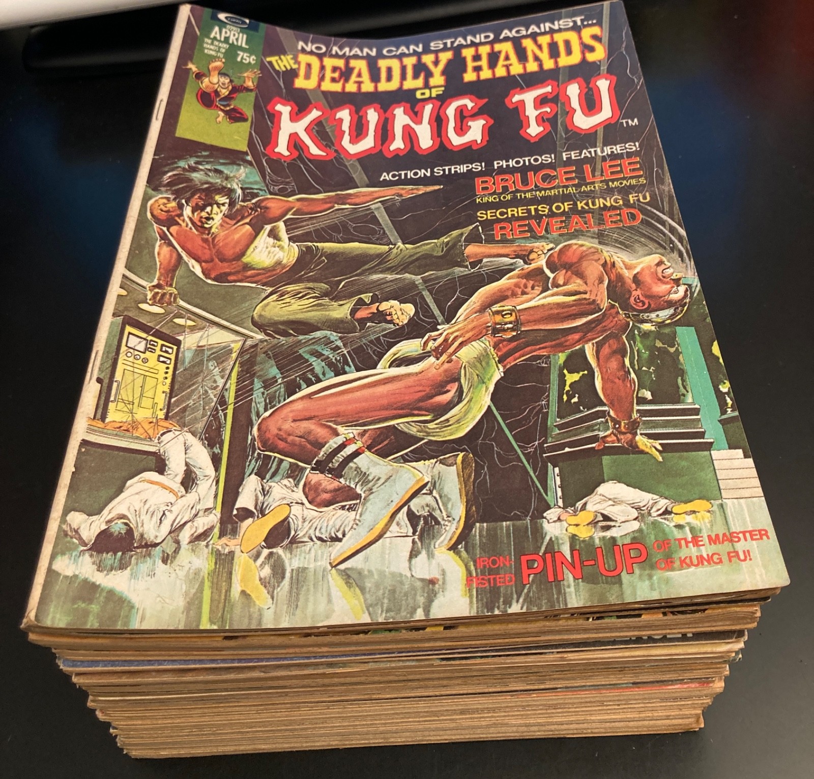 Near-Complete *30* DEADLY HANDS/KUNG FU Marvel Mags ≈ 1-33 (missing 4) + Spcl