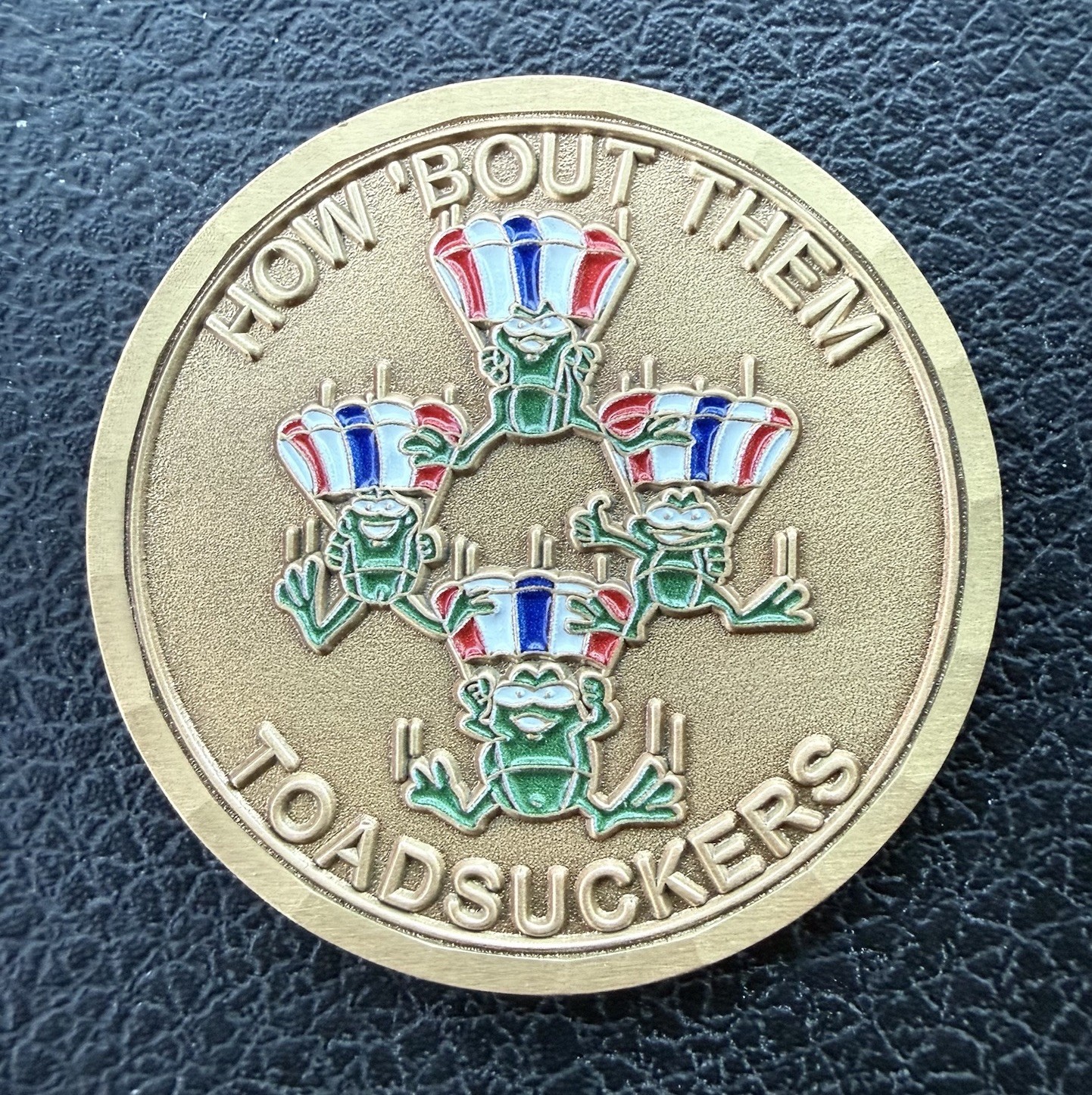TOADSUCKER Special Forces Tier 1 SMU Canopy Work Skydiving Challenge Coin TOADSUCKER Special Forces Tier 1 SMU Canopy Work Skydiving Challenge Coin