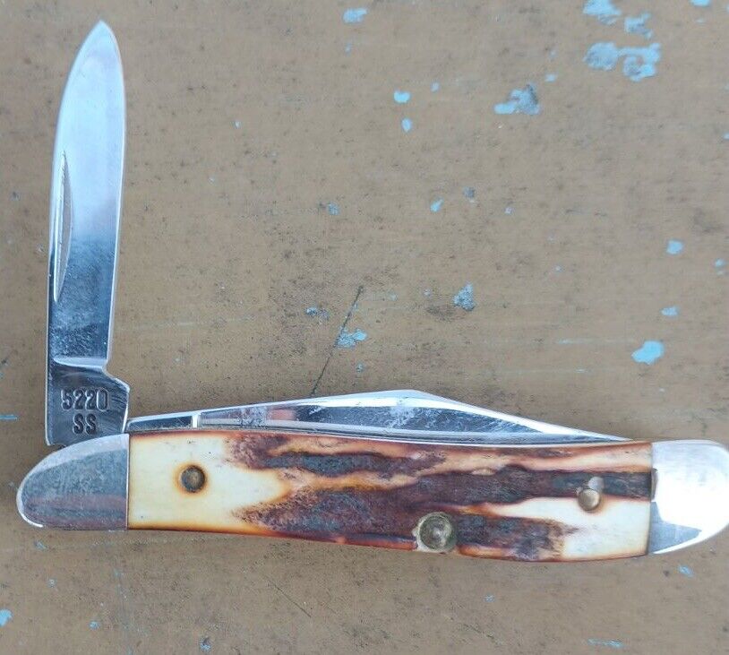VINTAGE CASE XX KNIFE 5220 SS N.O.S. RARE COOL AWESOME