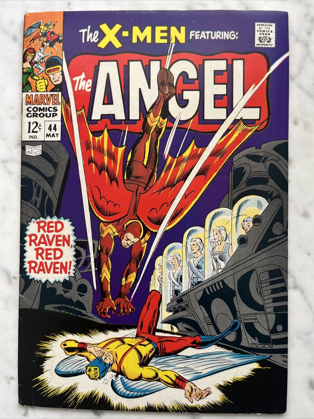 X-Men #44 1st Appearance Silver Age Red Raven Angel Marvel 1968 VF