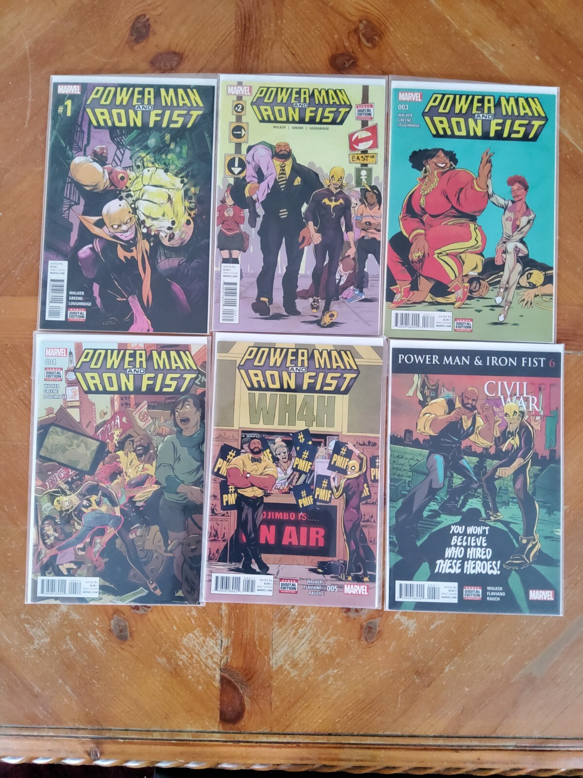 POWER MAN / IRON FIST #1-6 (Marvel Comics 2016) / BRAND NEW