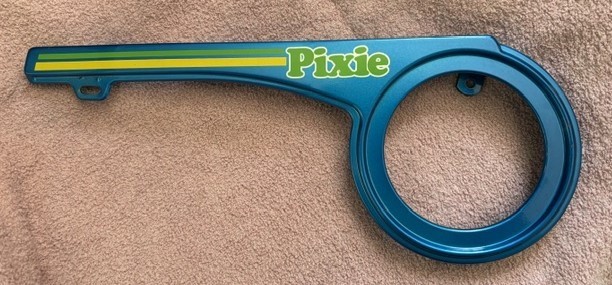 Vintage NOS OEM 1980's Blue Schwinn PIXIE chain guard. MINT