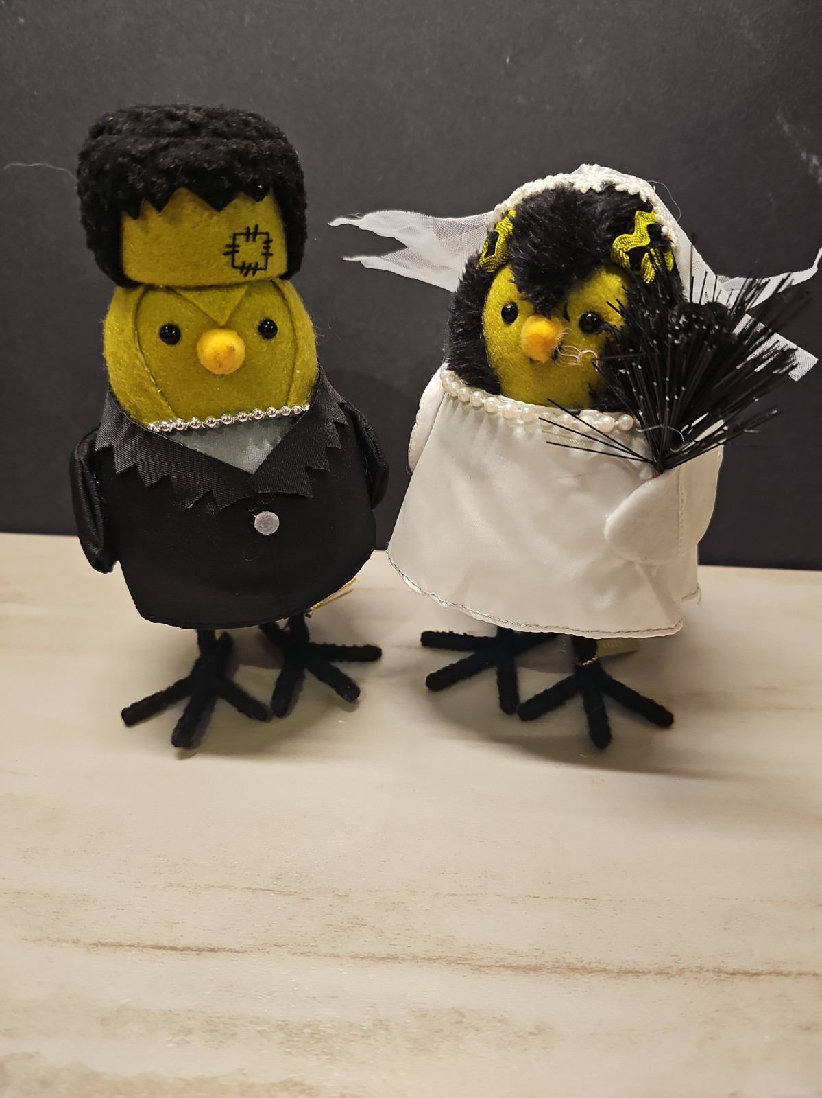 2023 Target Hyde and Eek Halloween Featherly Birds Frankenstein and Freda Bride 