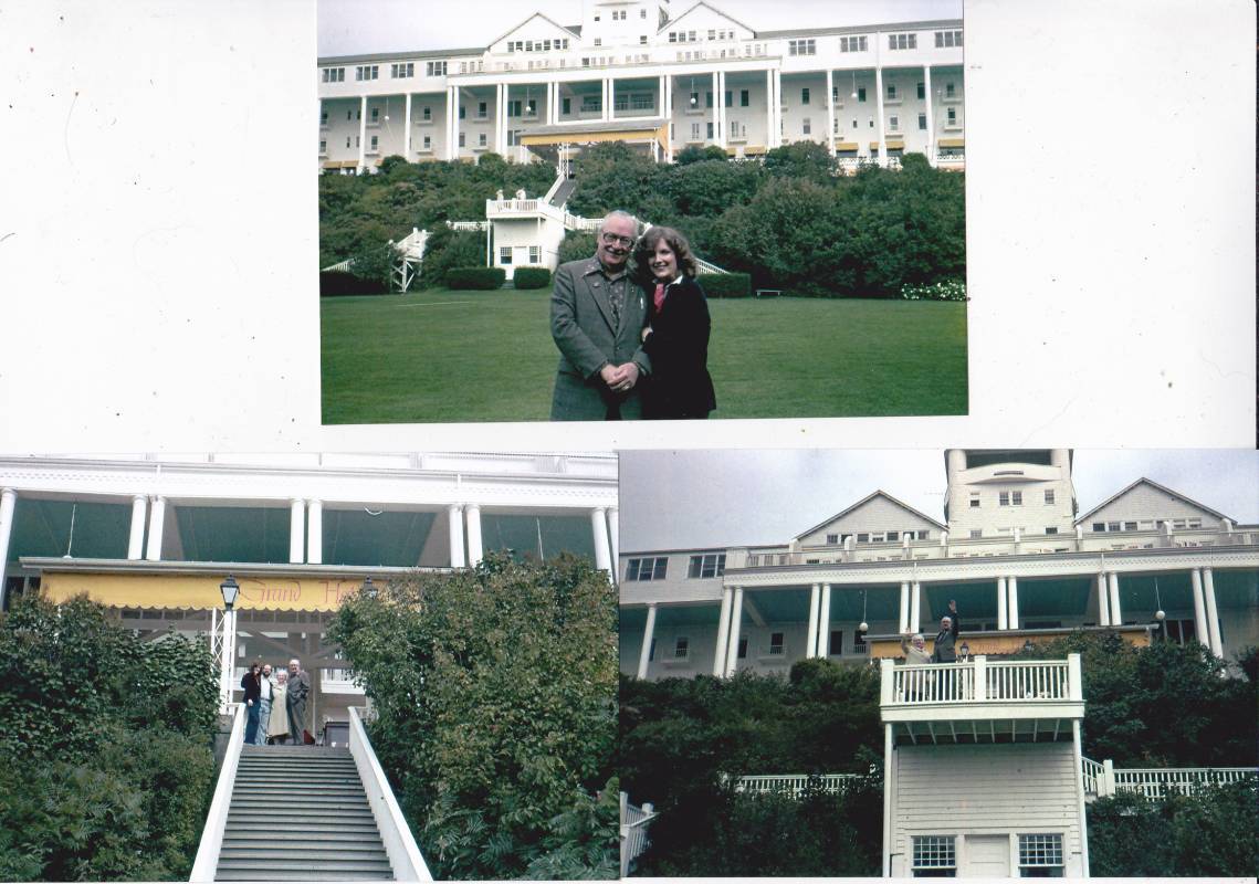 LOT 2: FORREST J ACKERMAN six 1980s original 35mm slides at Mackinac Island.