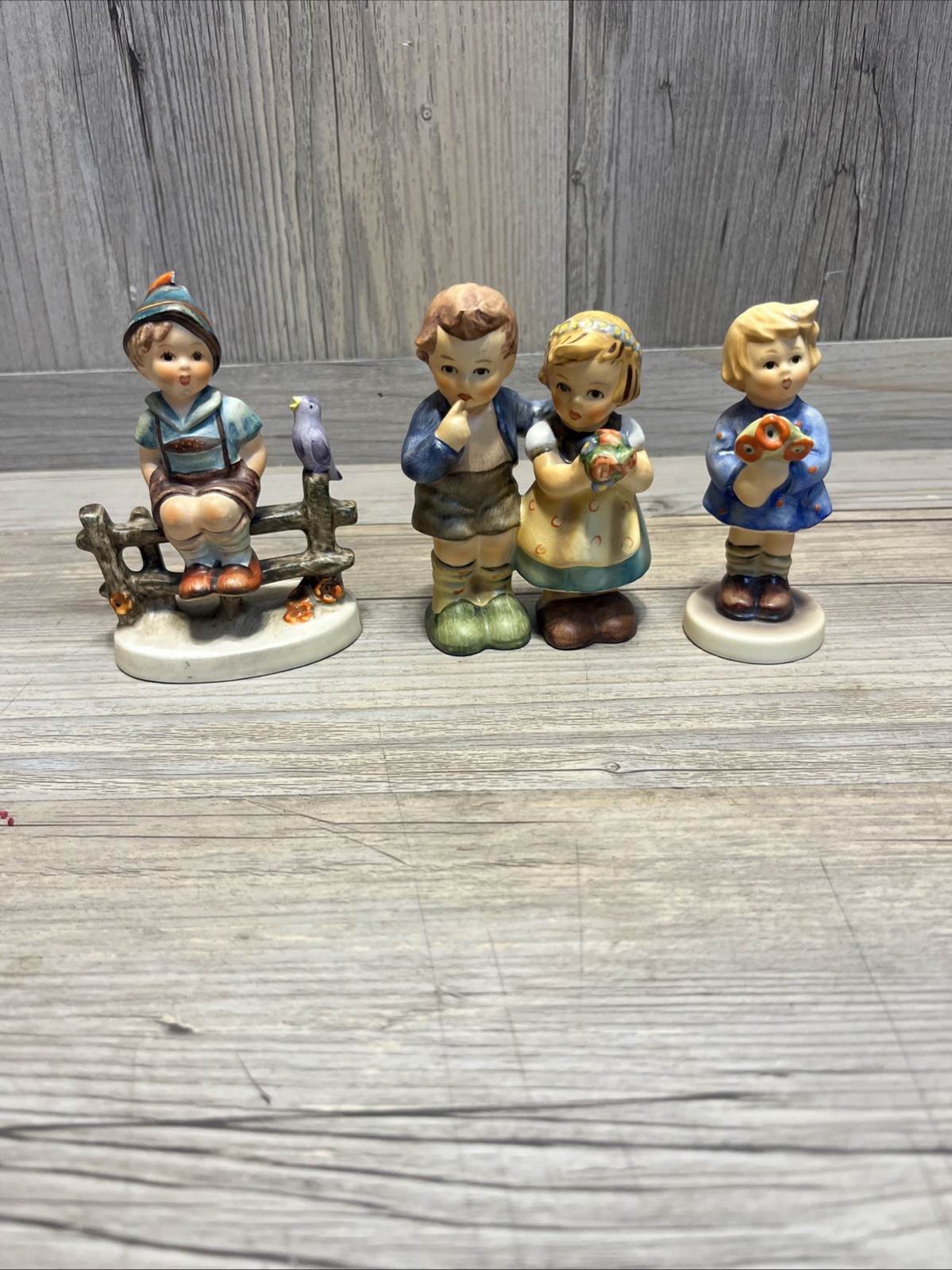 Vintage Goebel Hummel - Collection of 3 Figures - 3.5” Tall - 1938, 1967 & 1979