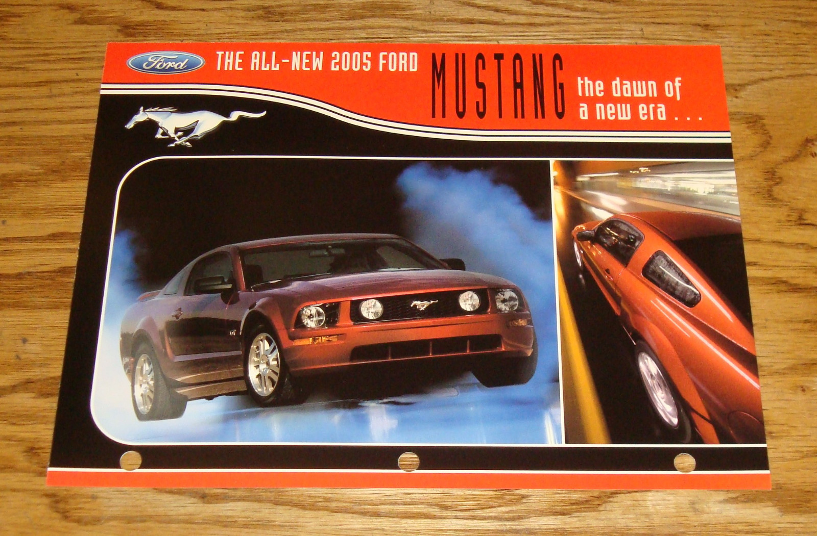 Original 2005 Ford Mustang Sales Sheet Brochure 05