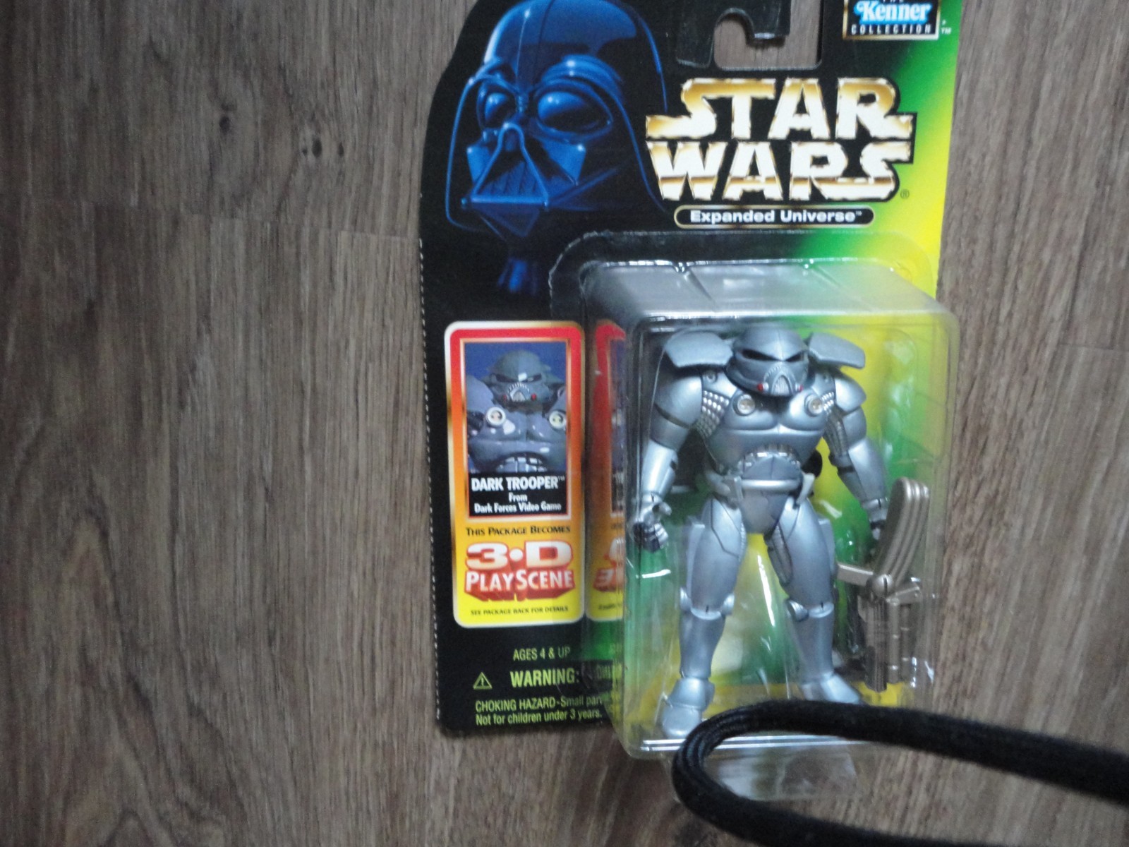 1998 Star Wars Expanded Universe Dark Trooper 3D Playscene Action Figure 1998 Star Wars Expanded Universe Dark Trooper 3D Playscene Action Figure