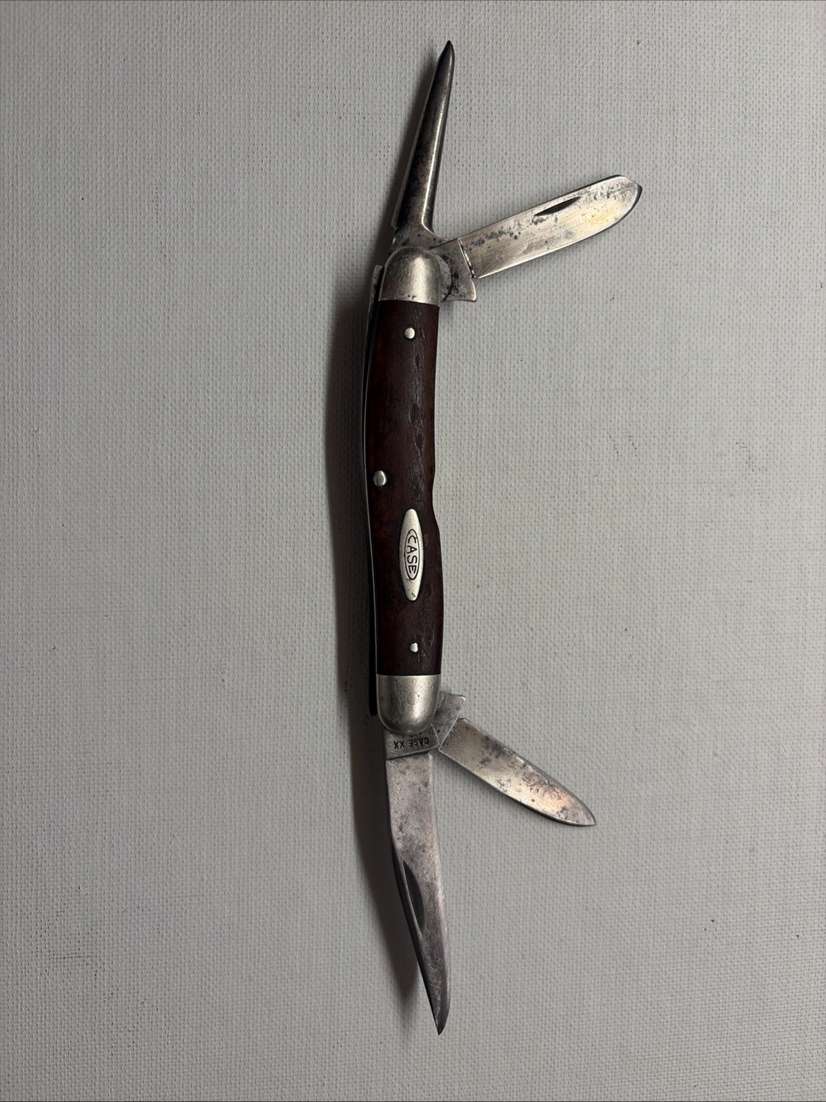 Vintage CASE XX 64047P Redbone Punch Stockman Pocket Knife 1940-64