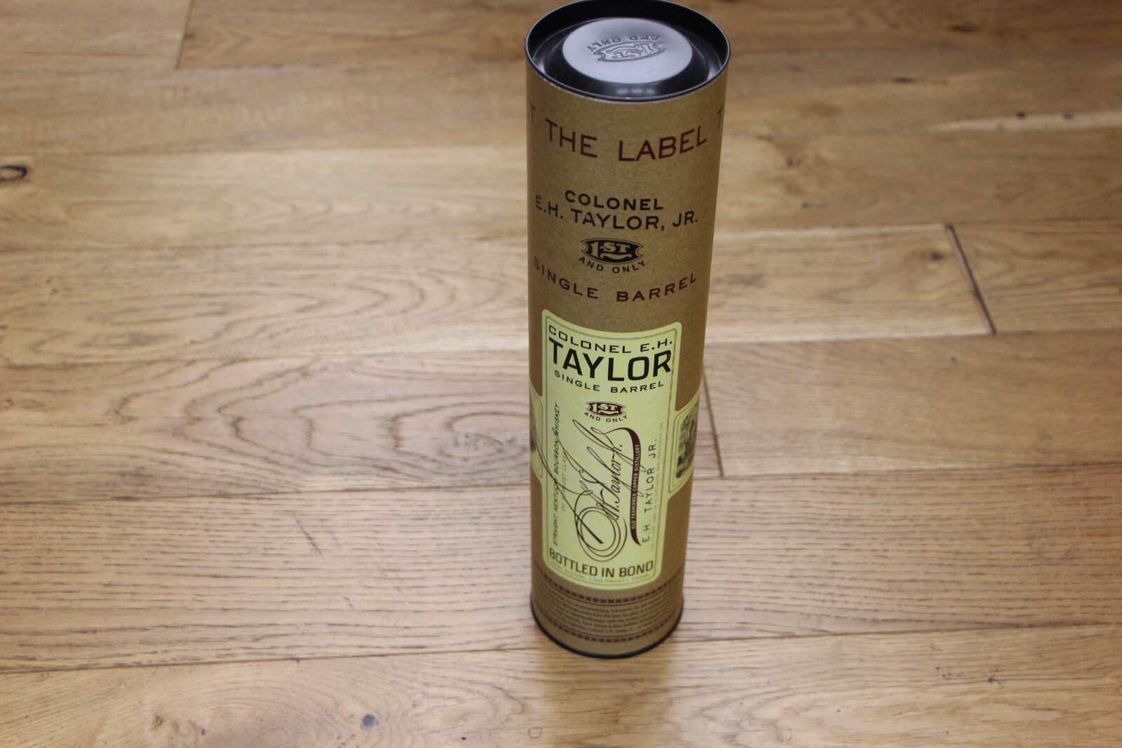 Colonel EH Taylor Single Barrel Bourbon EMPTY TUBE ONLY - NO BOTTLE