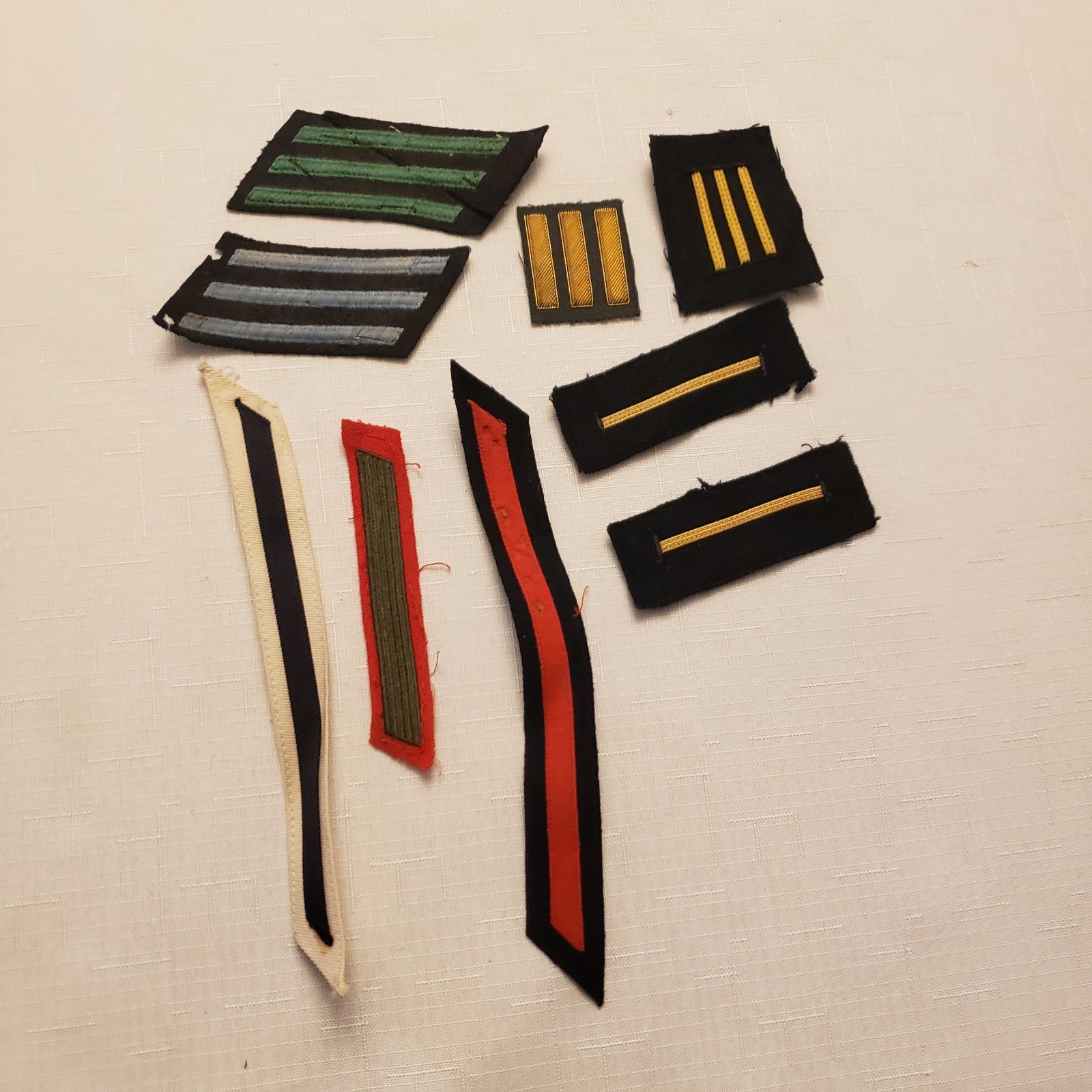 9 Vintage Military Patch Lot Assorted Patches used