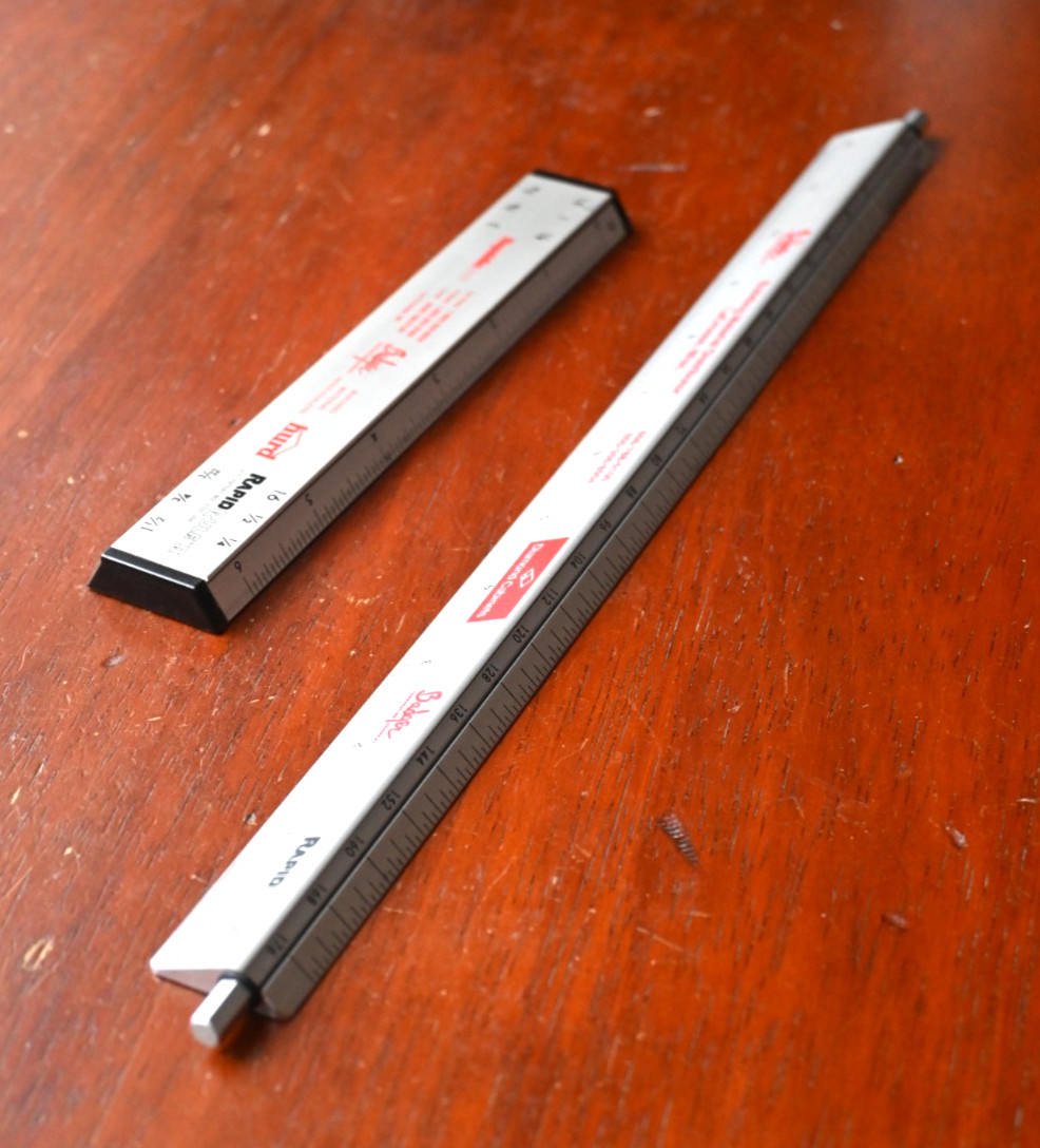 Lot of 2: RAPID RULE & RULE II rulers