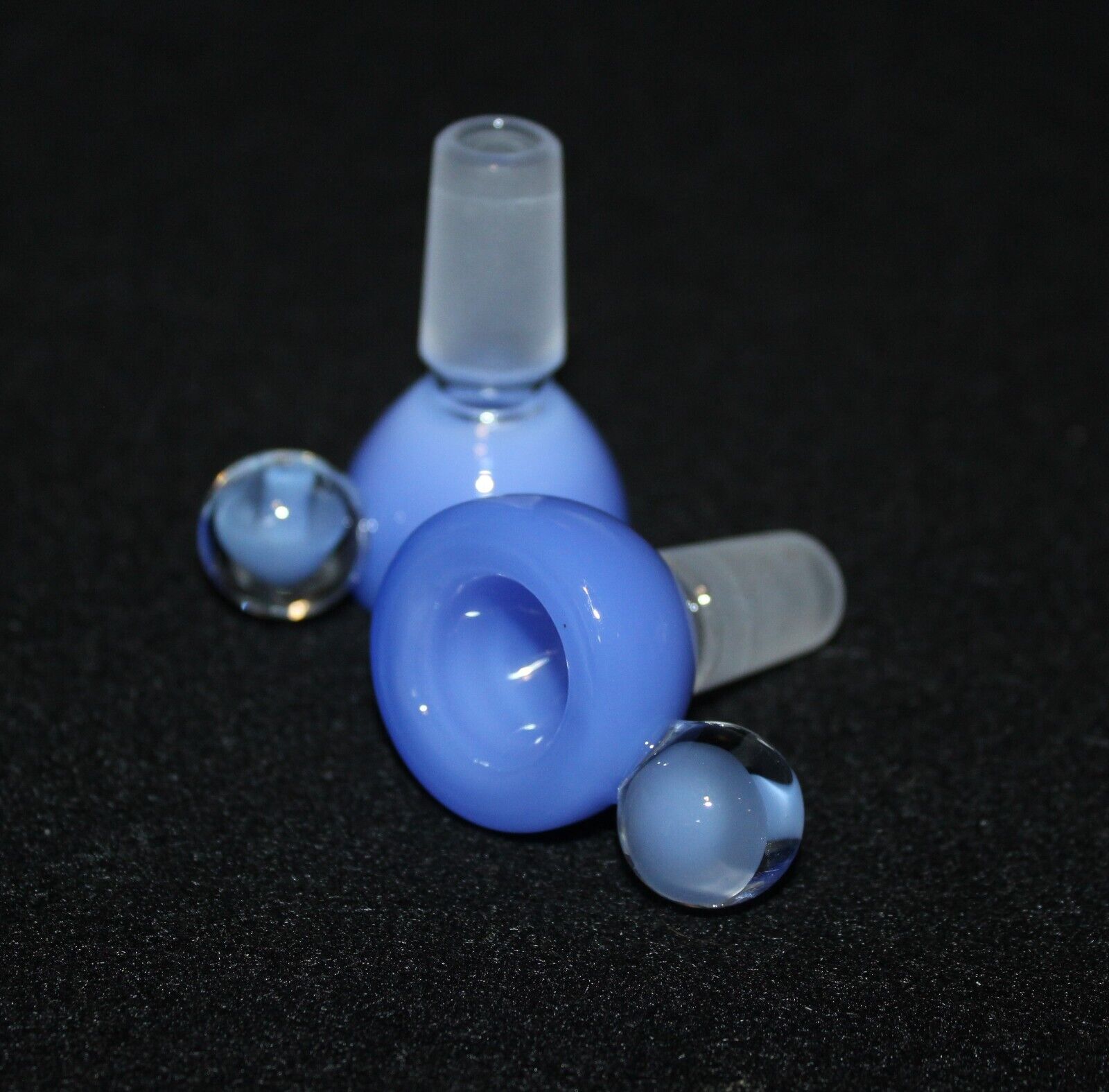 14mm BLUE DREAM Glass Slide bowl 14 mm male slide bowl