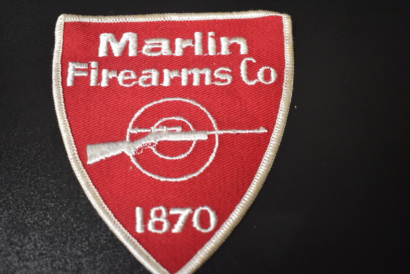 MARLIN FIREARMS CO. 1870 EMBROIDERED SEW ON PATCH NOW RUGER 4
