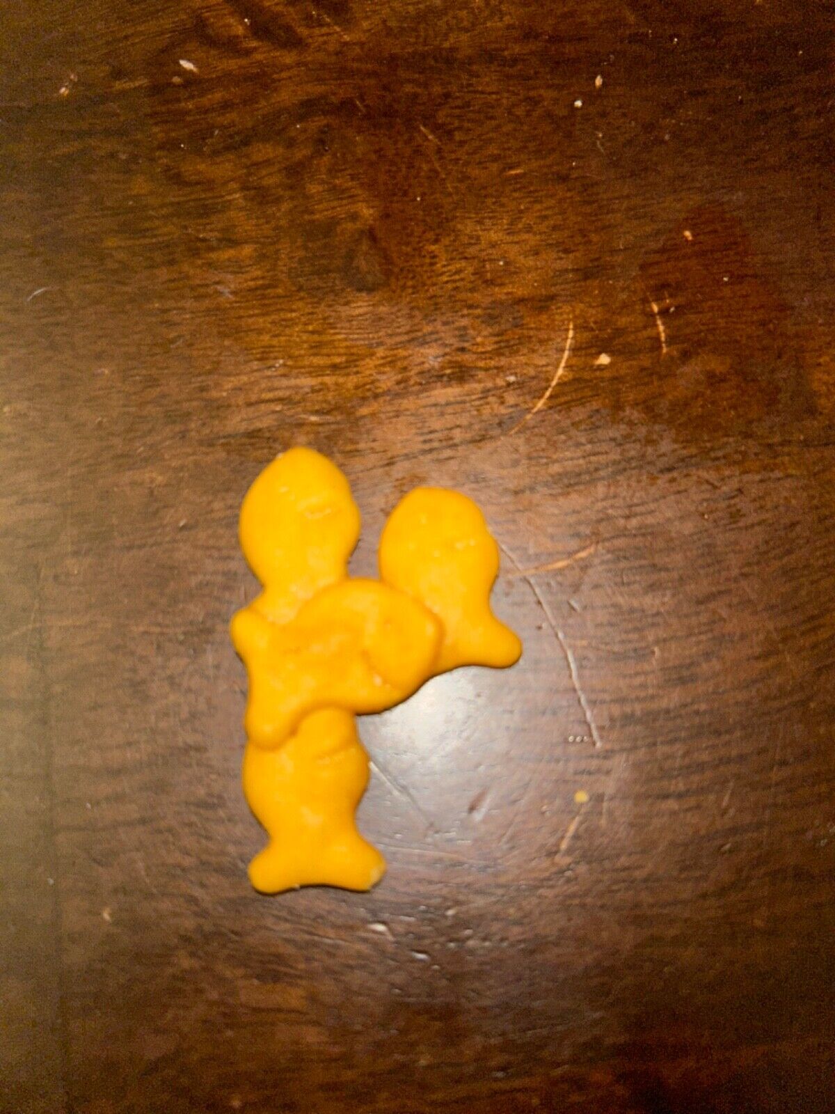 Rare 4 Goldfish Cheddar Crackers, shape of the number 4 