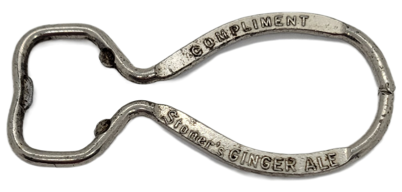 Vintage Stoner\'s Ginger Ale Metal Bottle Opener