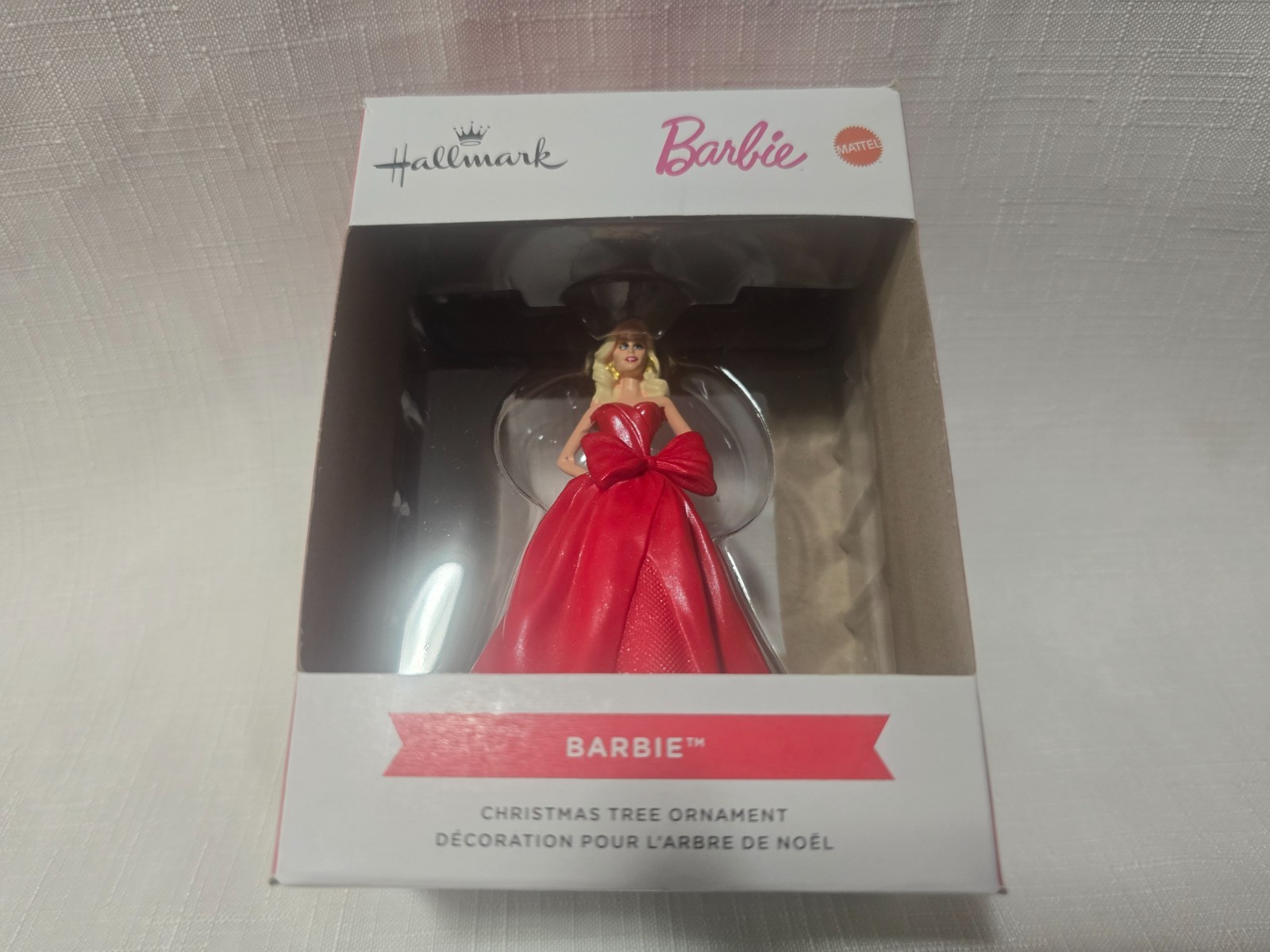 Hallmark 2026 Holiday Barbie Red Box Ornament