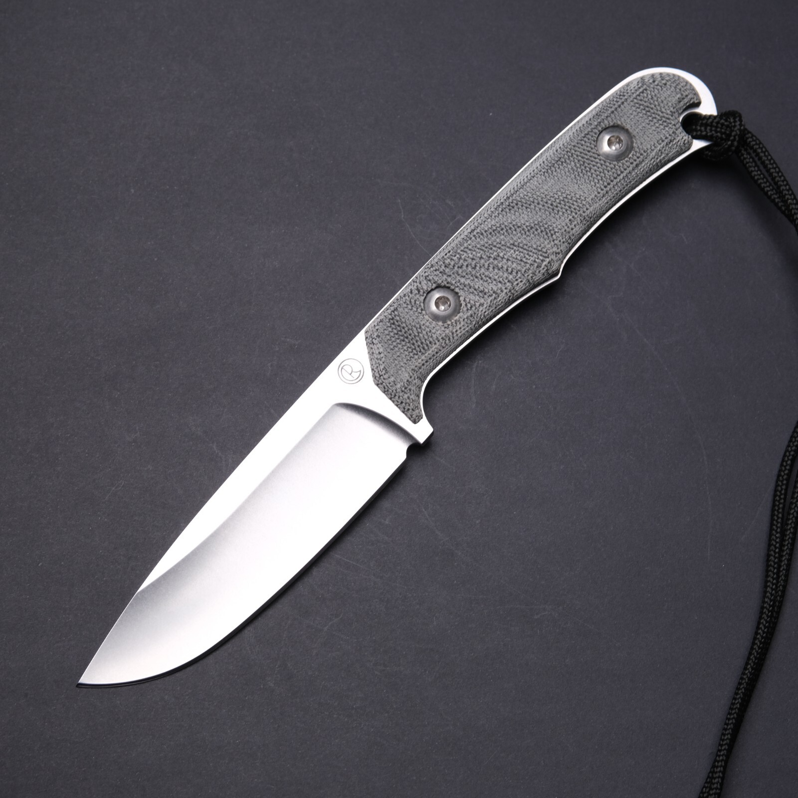 Chris Reeve Backpacker Fixed Blade - Black Canvas Micarta / MagnaCut Blade