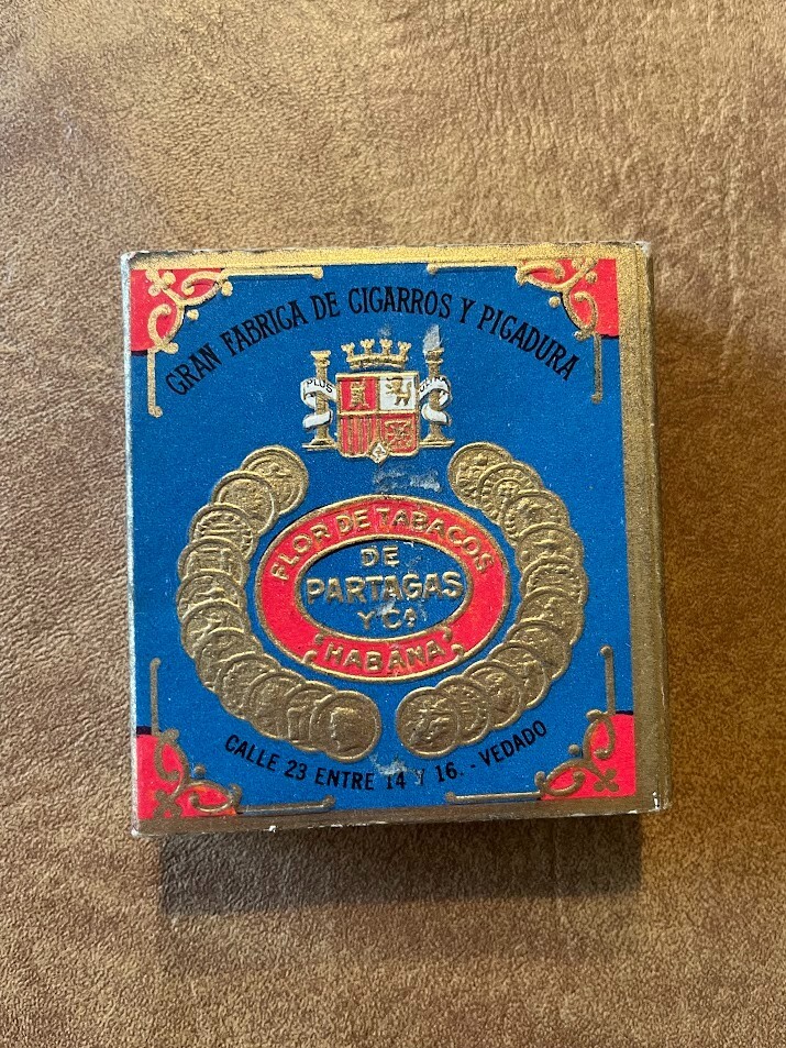Vintage Partagas & Co Superfinos Cigarette Pack Cuba- 1930\'s *EMPTY*