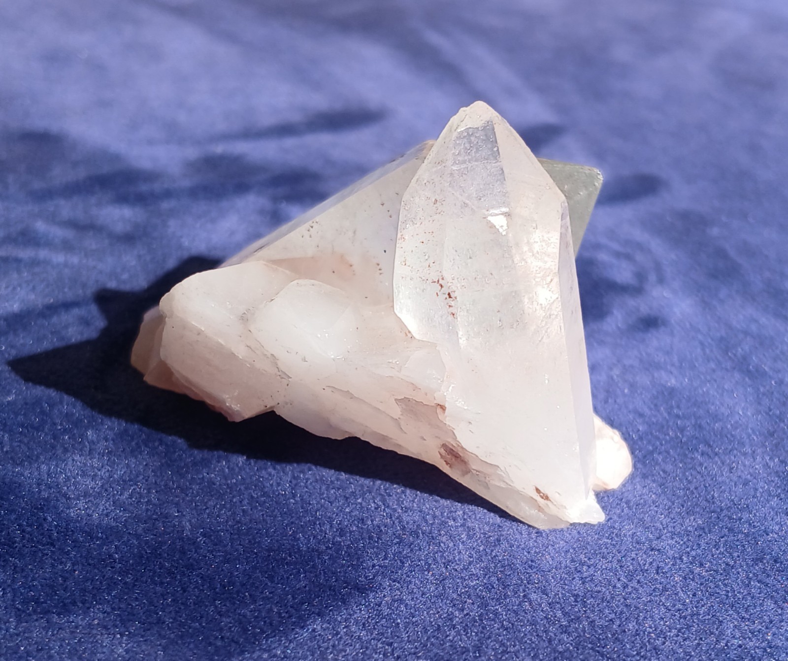 41g Natural Clear Pink Himalayan Quartz  Crystal Point Cluster Reiki Specimen 