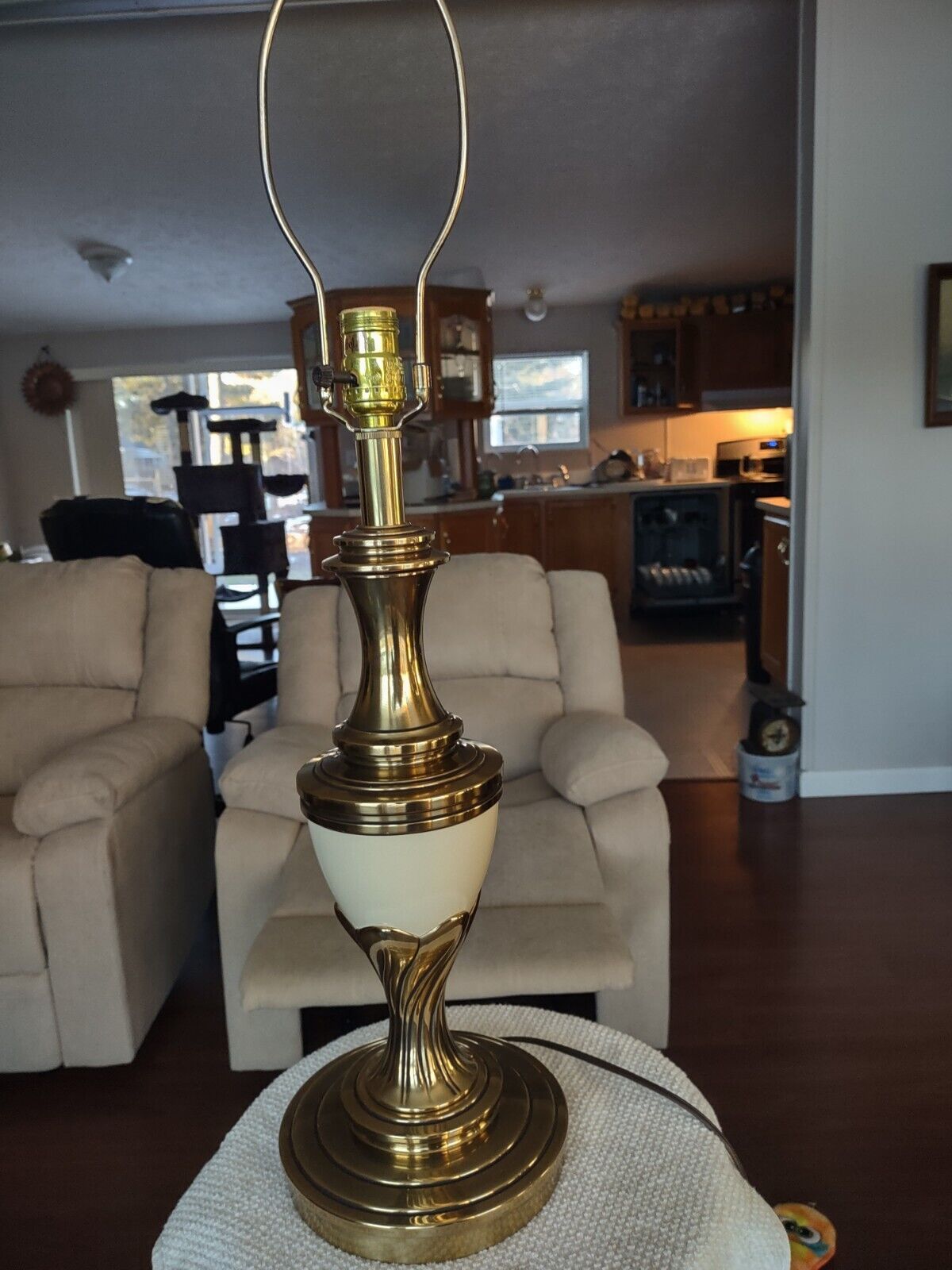 Vintage Brass Stiffel  ~ Hollywood Regency Design Table Lamp