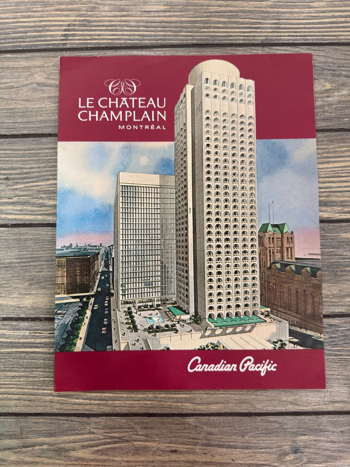 Vintage Le Chateau Champlain Montreal Expo 67 Canadian Pacific Menu Brochure