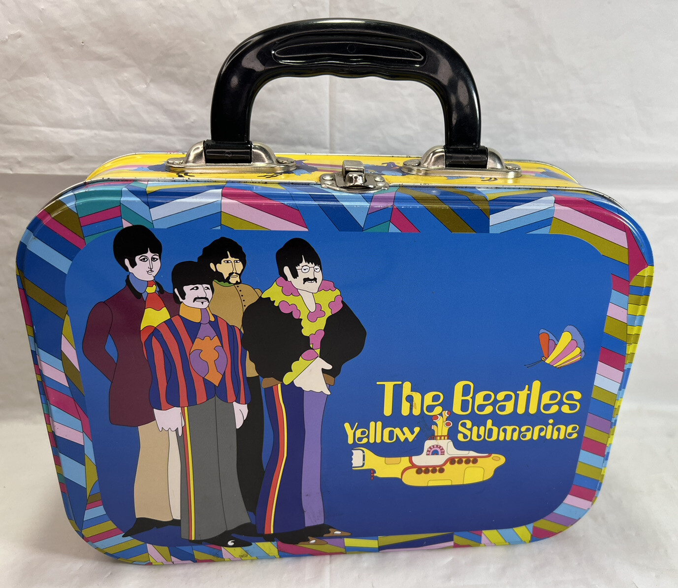 The Beatles Yellow Submarine Collectible Lunchbox by Vandor - Great Condition