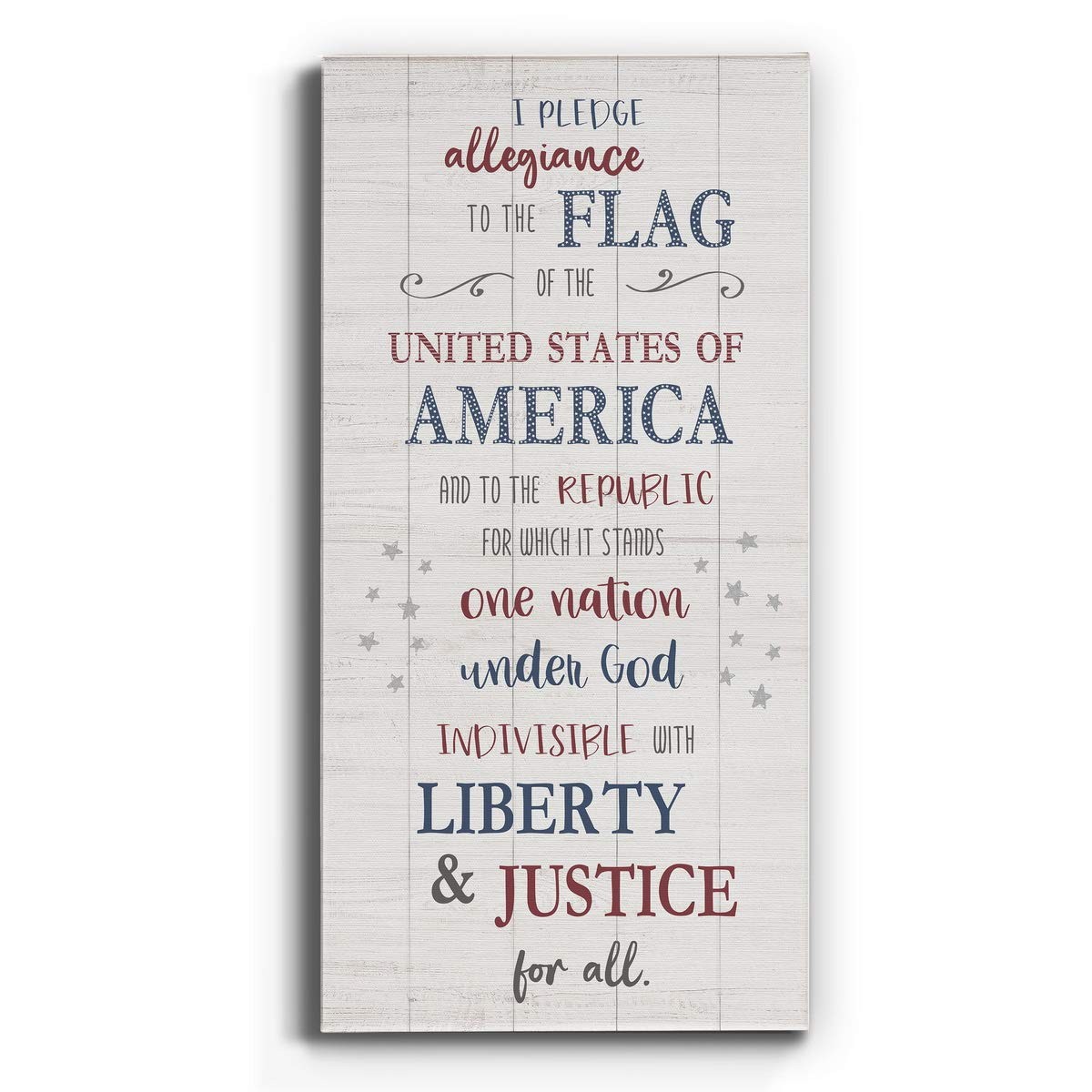 Renditions Gallery Canvas Vintage Wall Art - LIBERTY AND JUSTICE - 20\ Renditions Gallery Canvas Vintage Wall Art - LIBERTY AND JUSTICE - 20\
