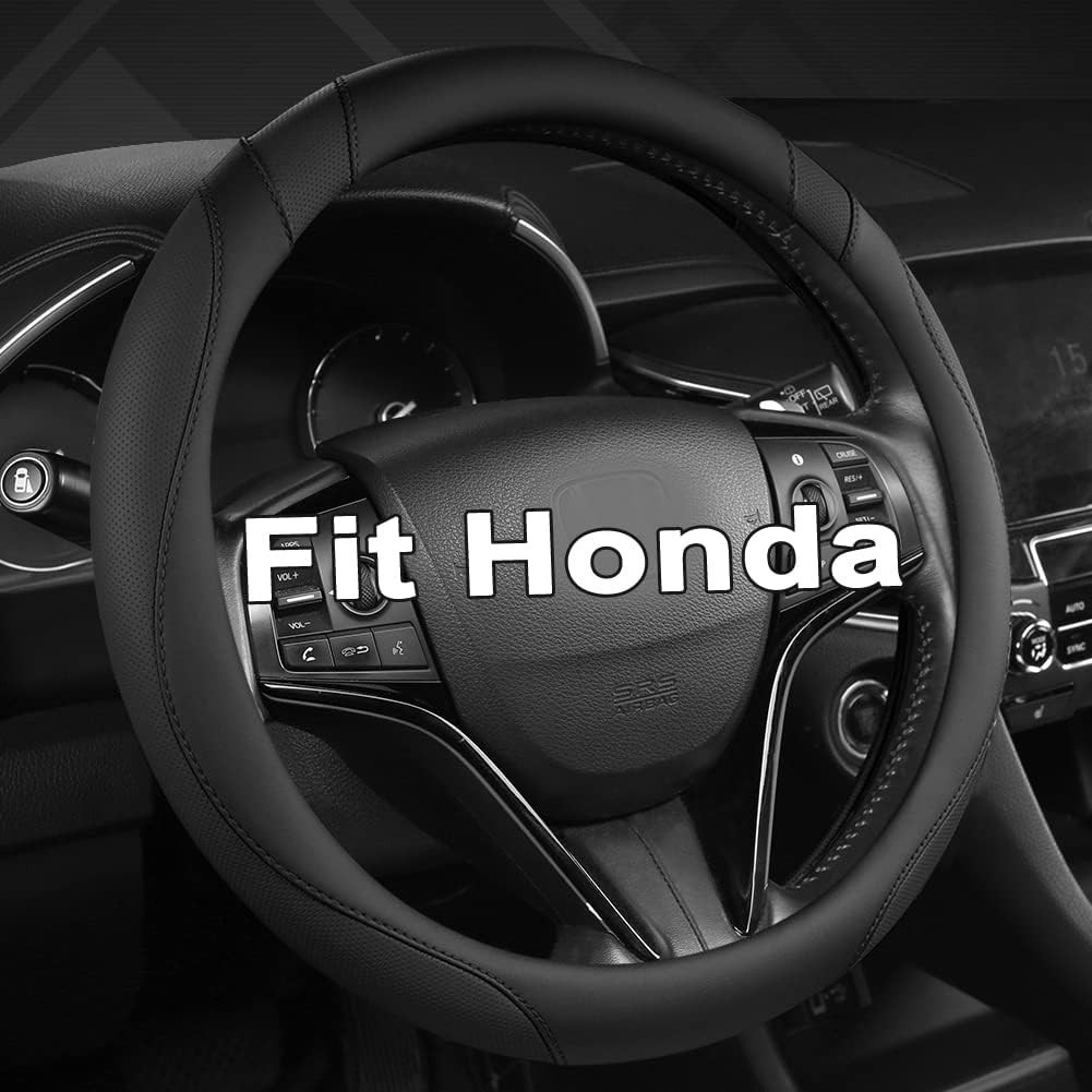 West Llama Customized Auto Car Steering Wheel Cover for Honda Civic, CR-Z, Insig West Llama Customized Auto Car Steering Wheel Cover for Honda Civic, CR-Z, Insig