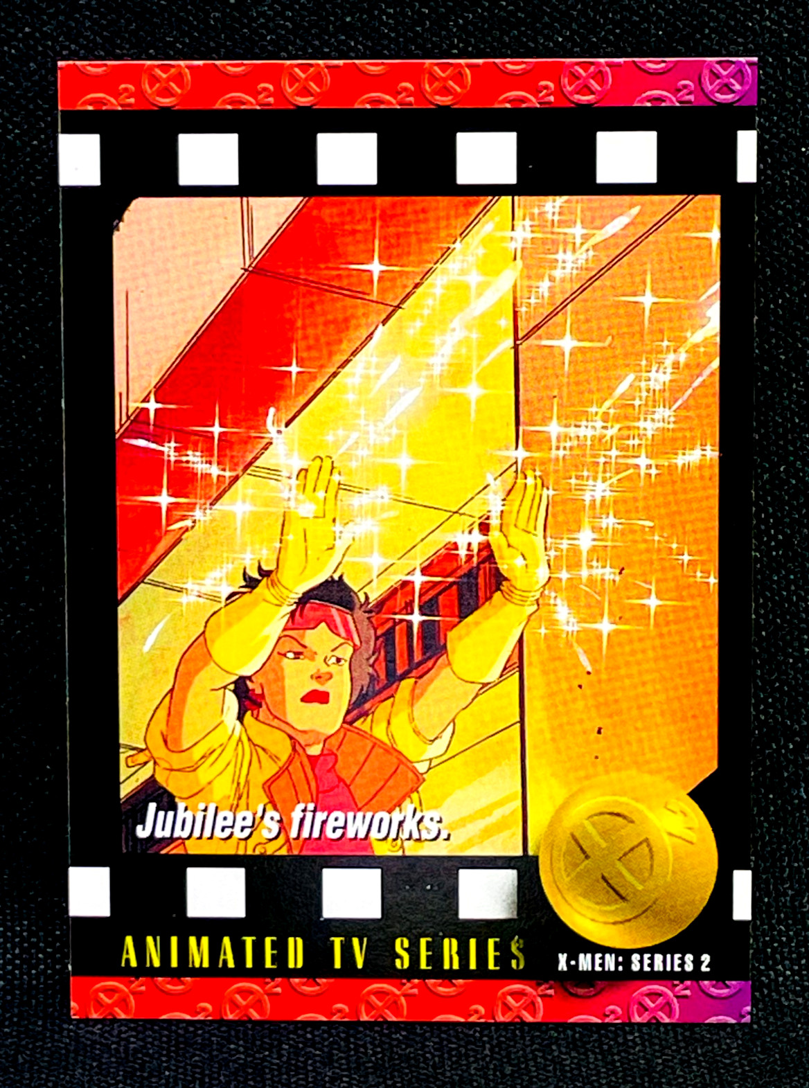 1993 Skybox X-MEN SERIES 2 - ANIMATED TV SERIES #95 - JUBILEE\'S FIREWORKS