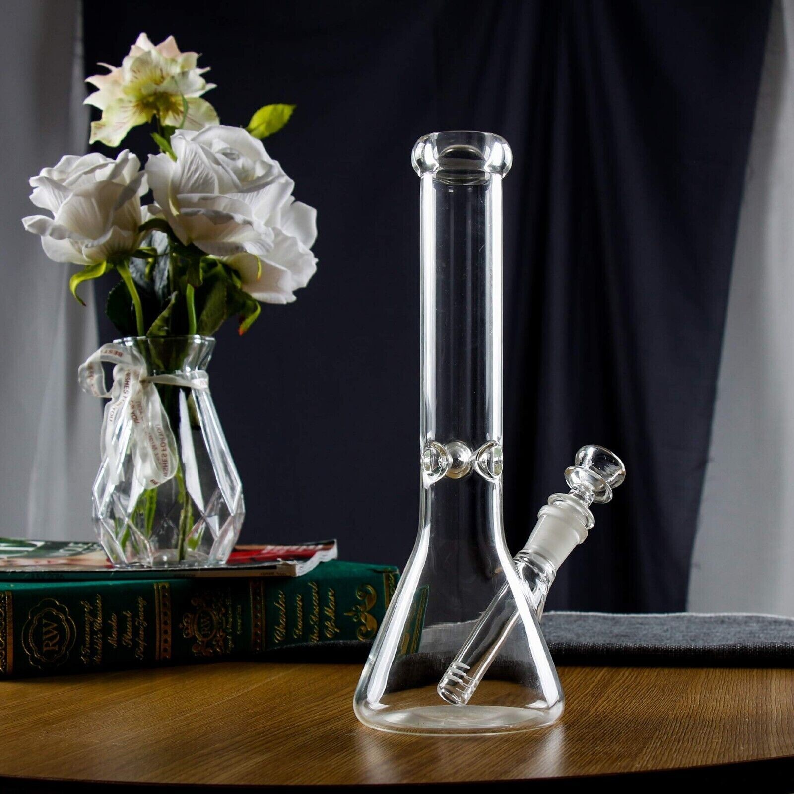 12'' inch Glass Heavy Bongs Bong Hookah Water Pipe Heavy Beaker 14mm Bowl 12'' inch Glass Heavy Bongs Bong Hookah Water Pipe Heavy Beaker 14mm Bowl