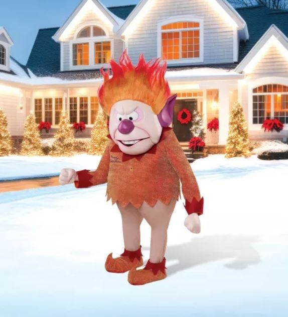 4.8 FT ANIMATED HEAT  MISER FROM YEAR WITHOUT A SANTA CLAUS CHRISTMAS PROP