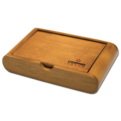 Copag Wooden Storage Box Case for 2 Decks Playing Cards (Box Only)