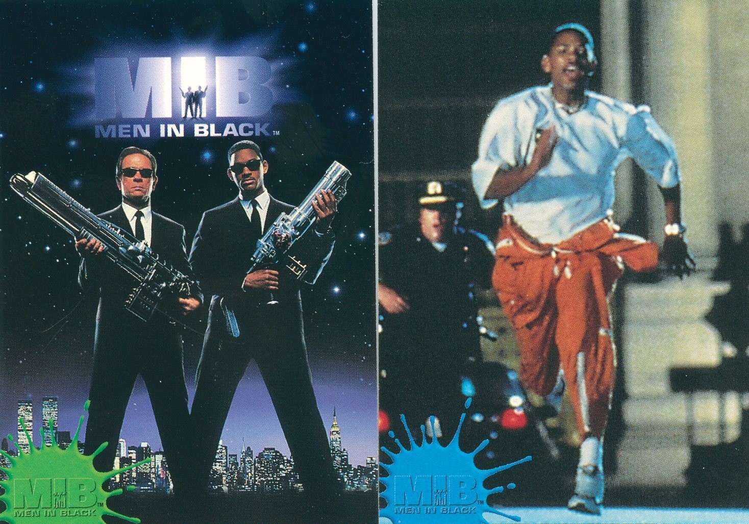 Movie MIB Men in Black Complete 90 Card Base Set Plus Empty Wrapper