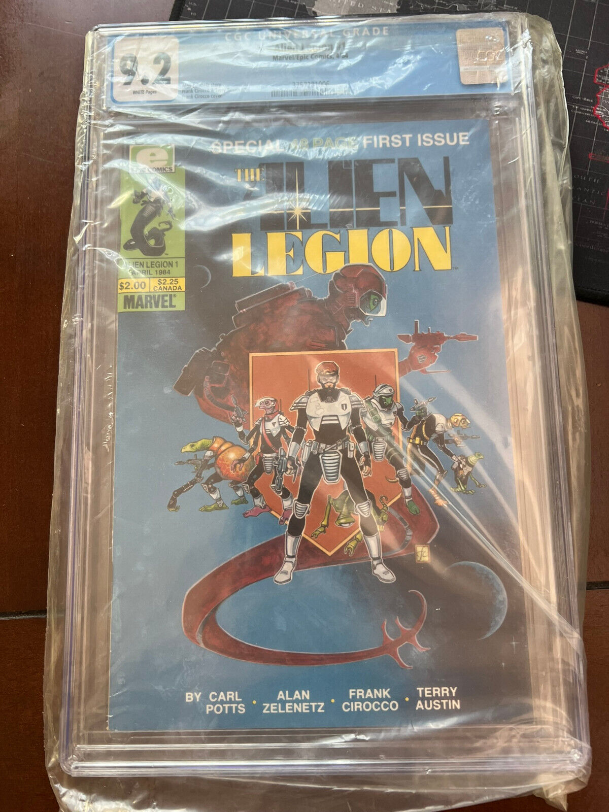 Alien Legion #1 CGC 9.2