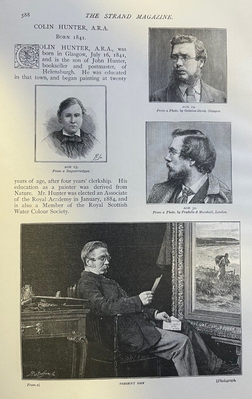 1893 English Bookseller Colin Hunter