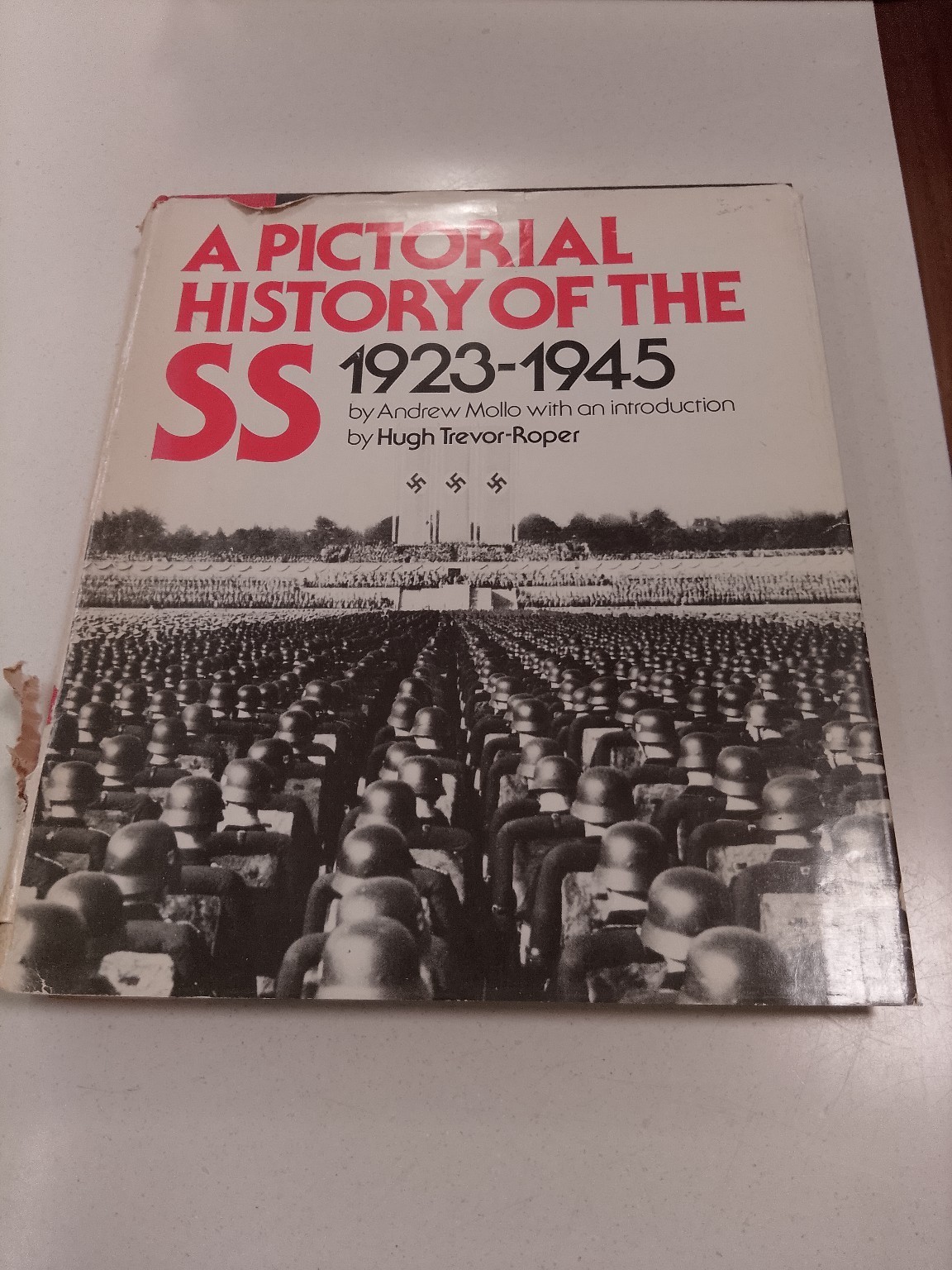 Vintage Pictorial History of the SS 1923-1945 Andrew Mollo Hardcover WWII