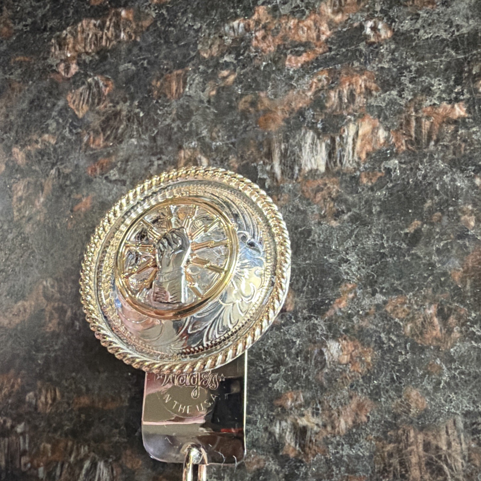 IBEW Sterling Overlay key Fob