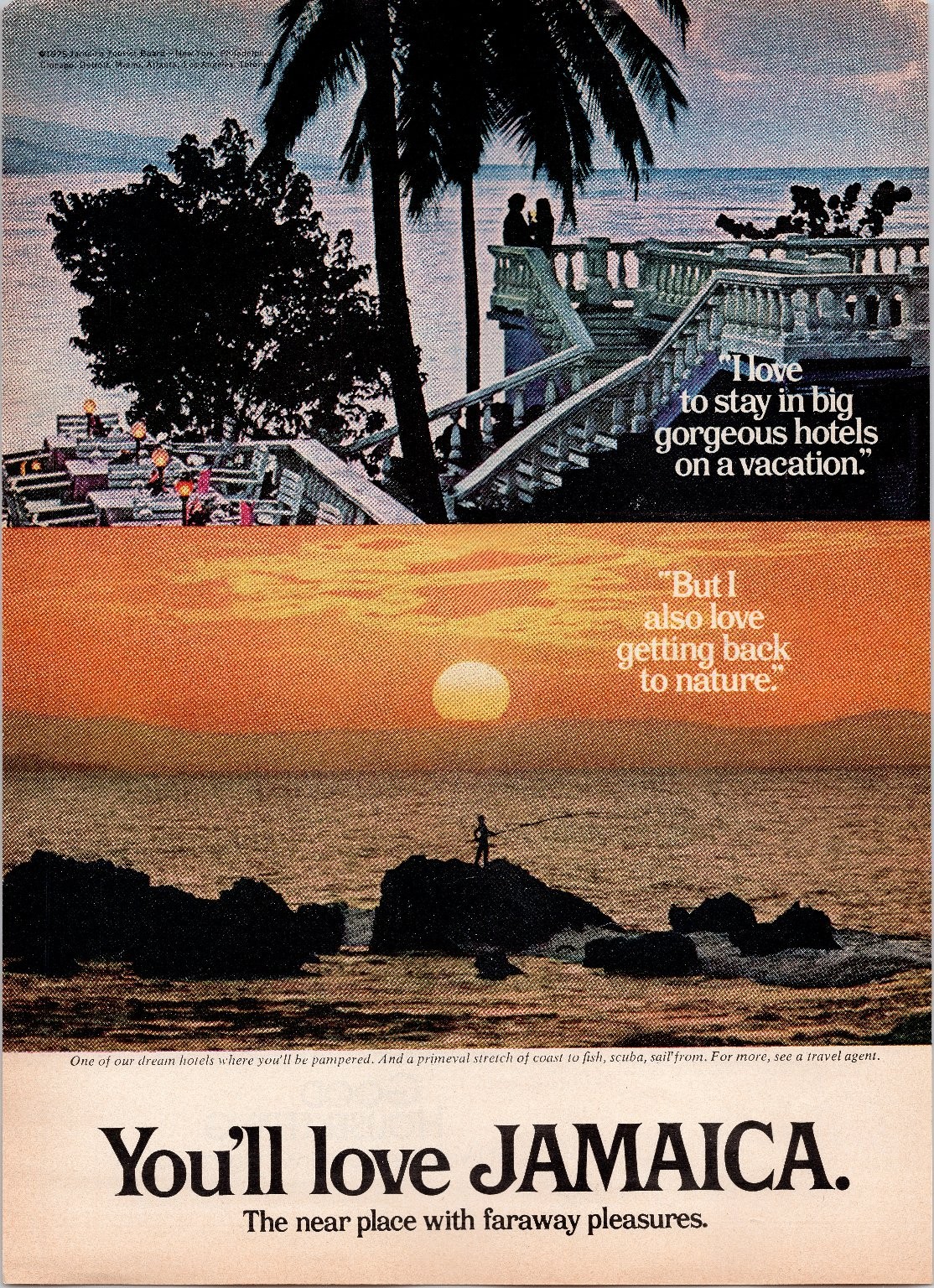 1975 Jamaica Tourist Board Vintage Travel Magazine Ad Original Print Ad 1975 Jamaica Tourist Board Vintage Travel Magazine Ad Original Print Ad