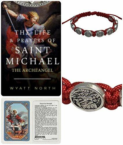 Saint Michael the Arc Angel Bracelet, Book and Prayer Card...FREE SHIPPING