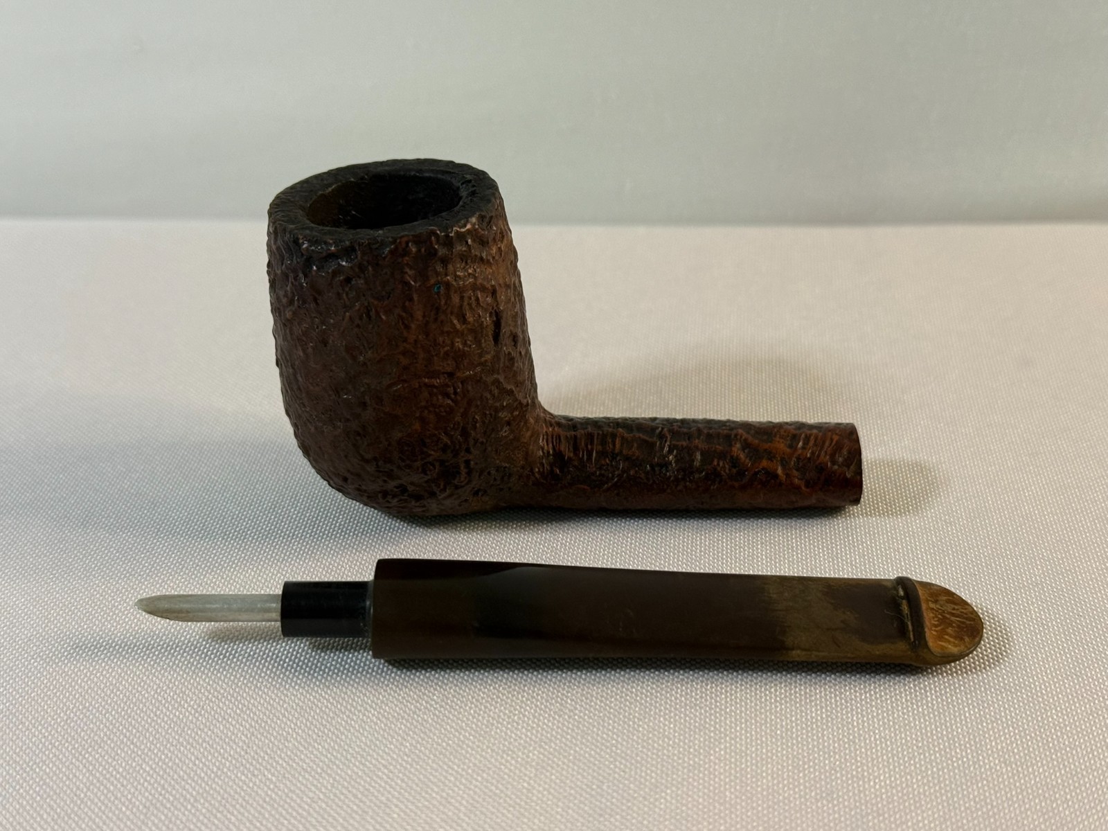 Vintage Peterson\'s Kapruf 260 Sandblast Briar Tobacco Pipe Republic of Ireland