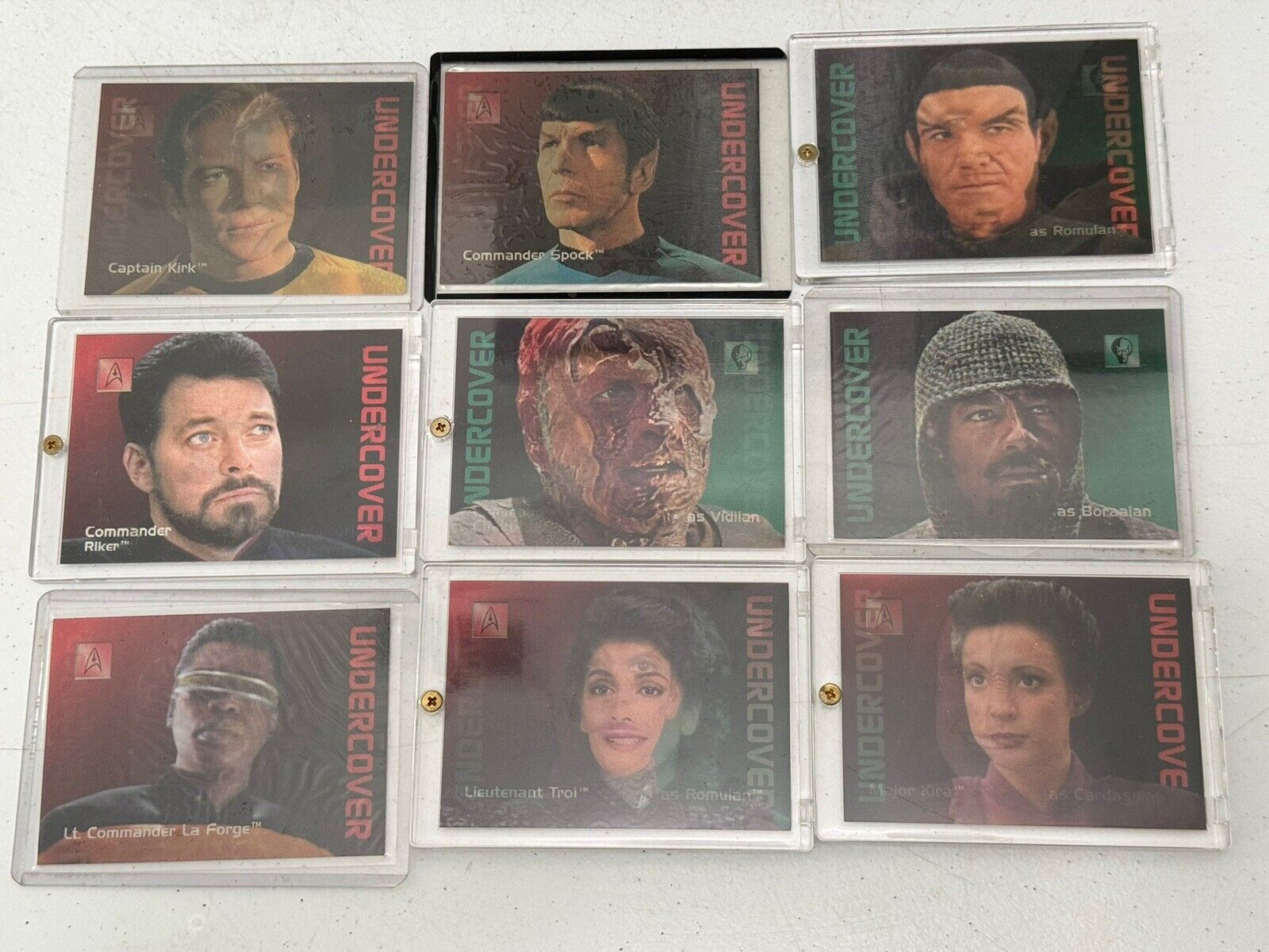 1996 Skybox 30 Years Star Trek Phase 2 UNDERCOVER Cards Complete SET L1-L9
