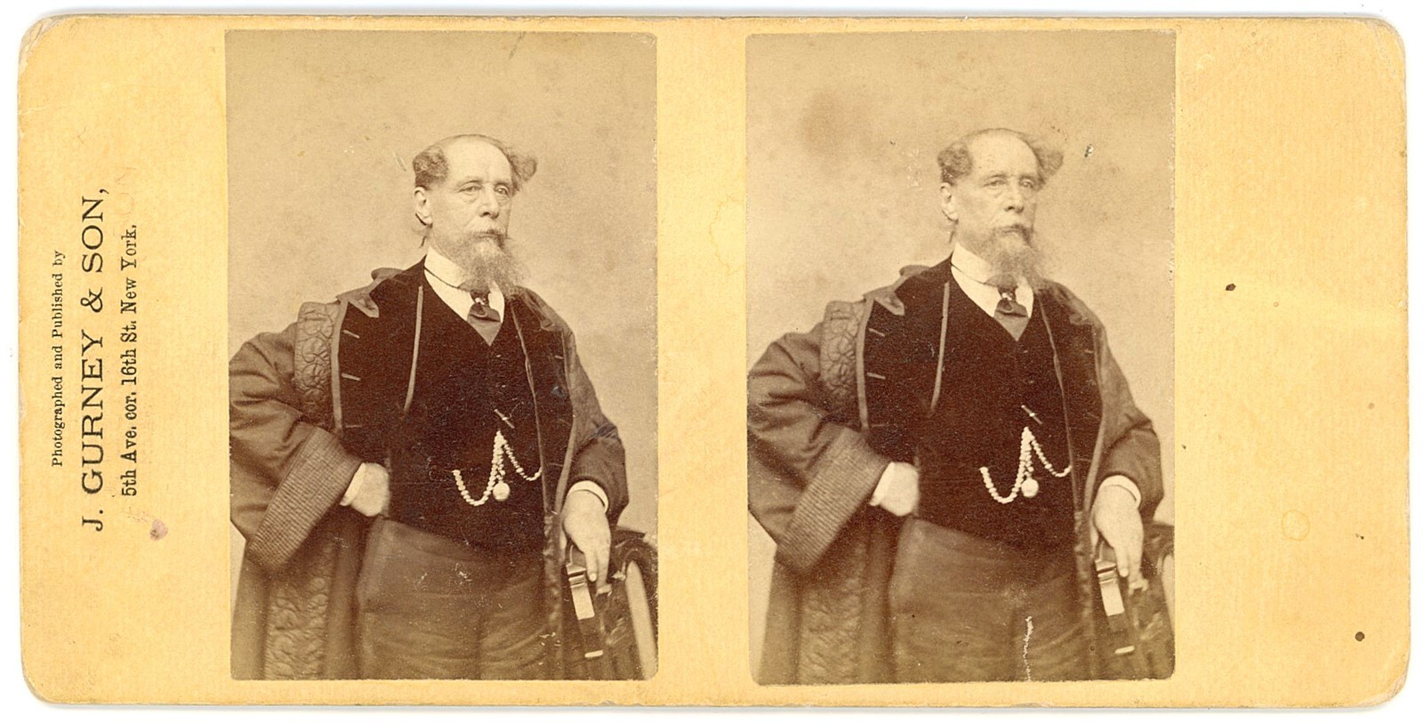PERSONALITY SV - Charles Dickens - Author - Gurney & Son 1870s